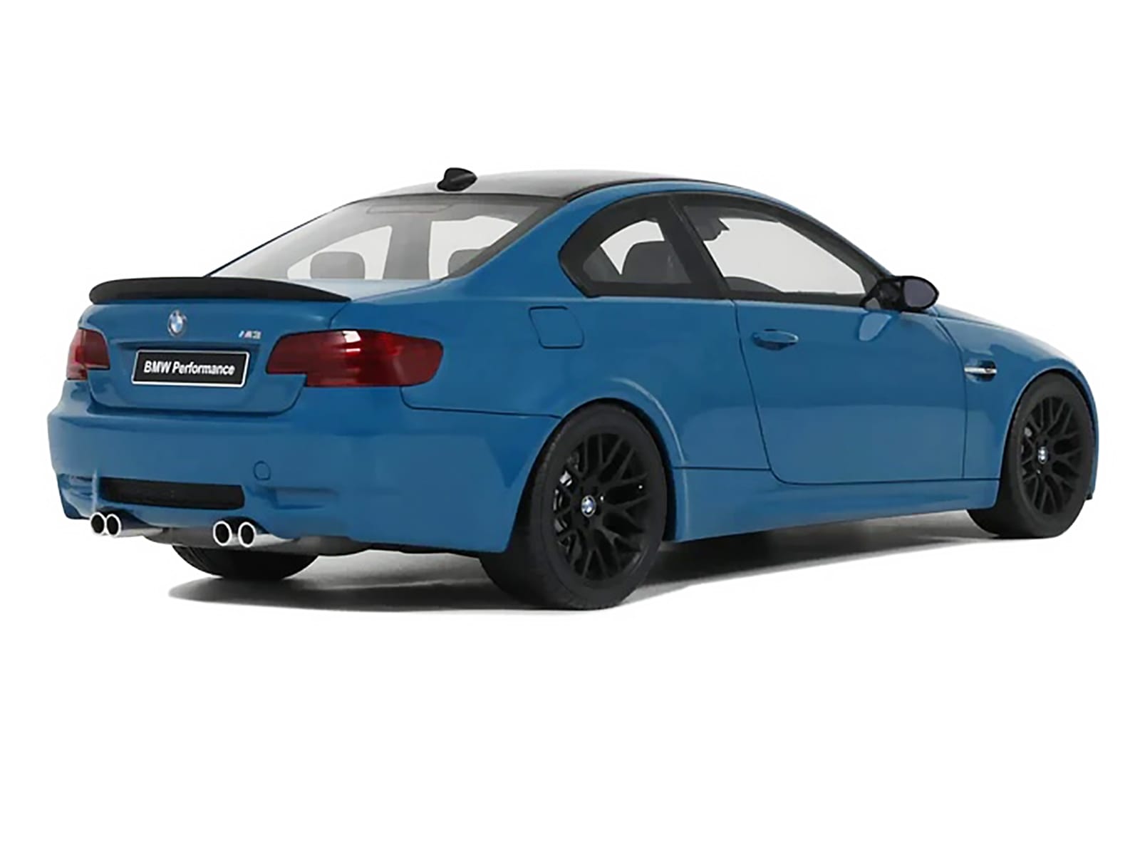 2007 BMW M3 E92 Blue Metallic with Black Top 1/18 Model Car by GT Spirit - Image 5
