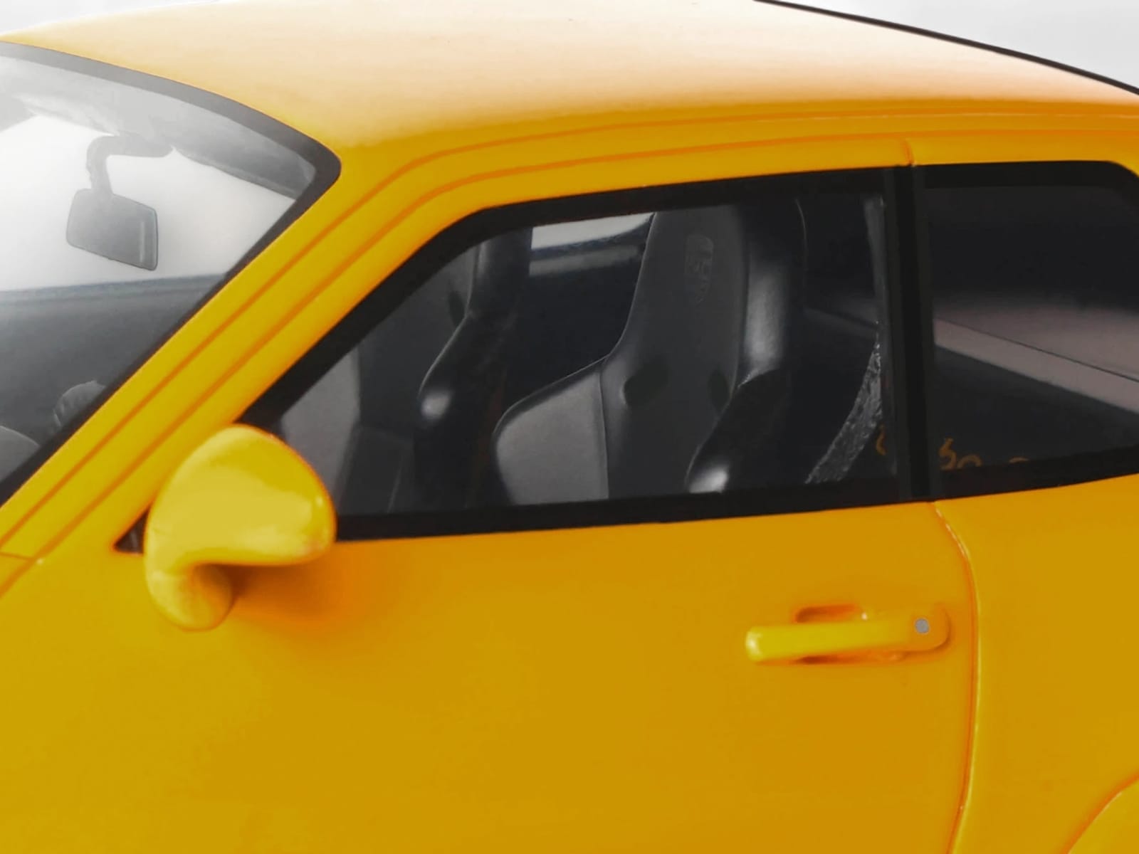 1993 Porsche 968 Turbo S Yellow 1/18 Model Car by GT Spirit - Image 3