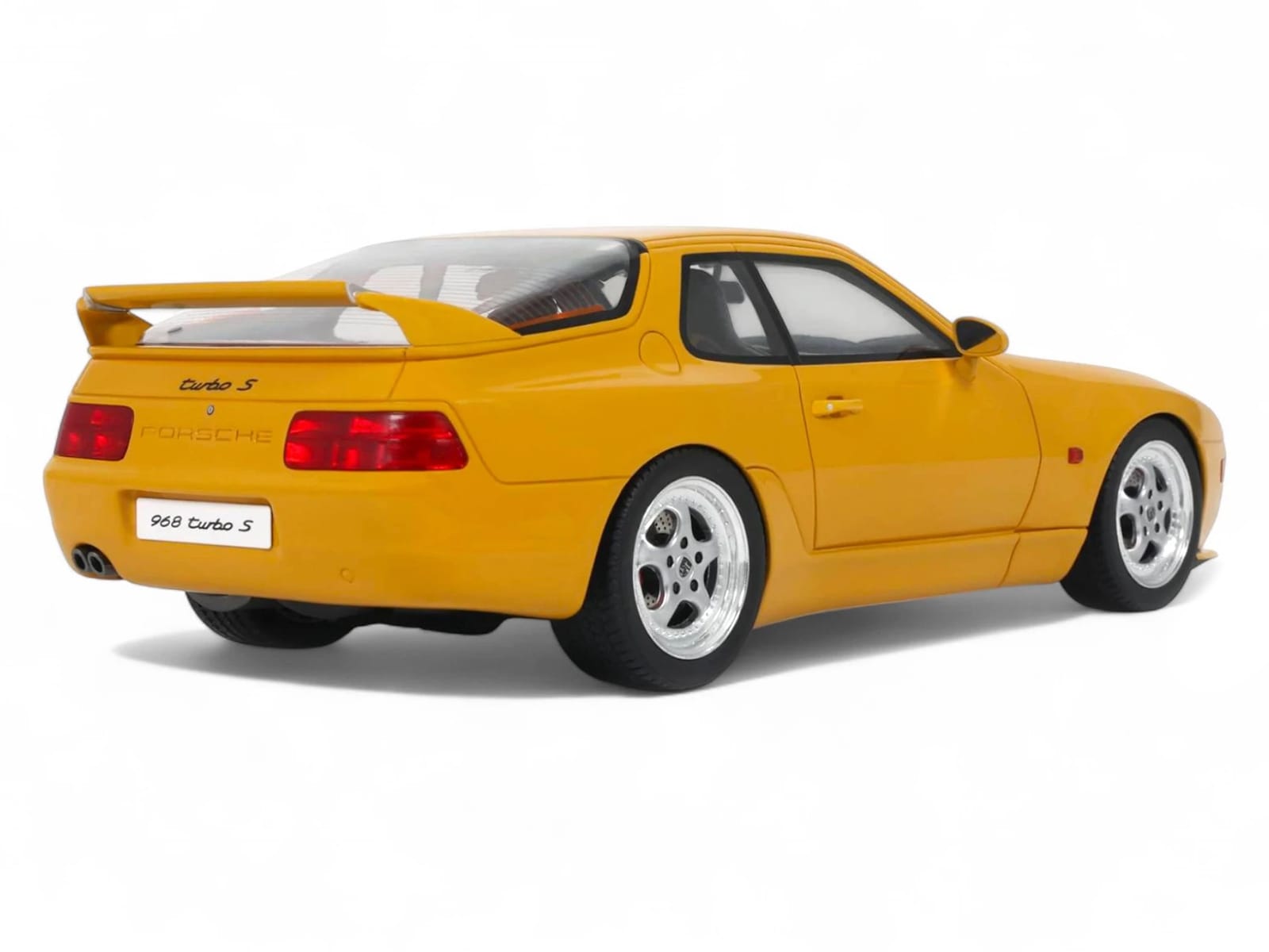 1993 Porsche 968 Turbo S Yellow 1/18 Model Car by GT Spirit - Image 5