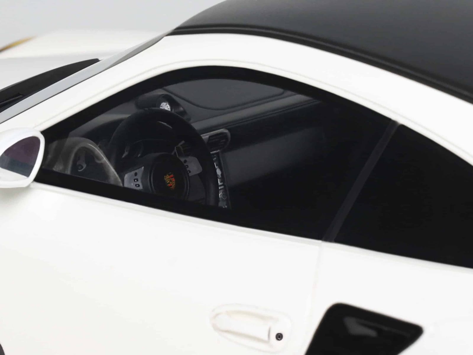 2024 Porsche 911 Turbo LB-Works White with Black Top 1/18 Model Car by GT Spirit - Image 2