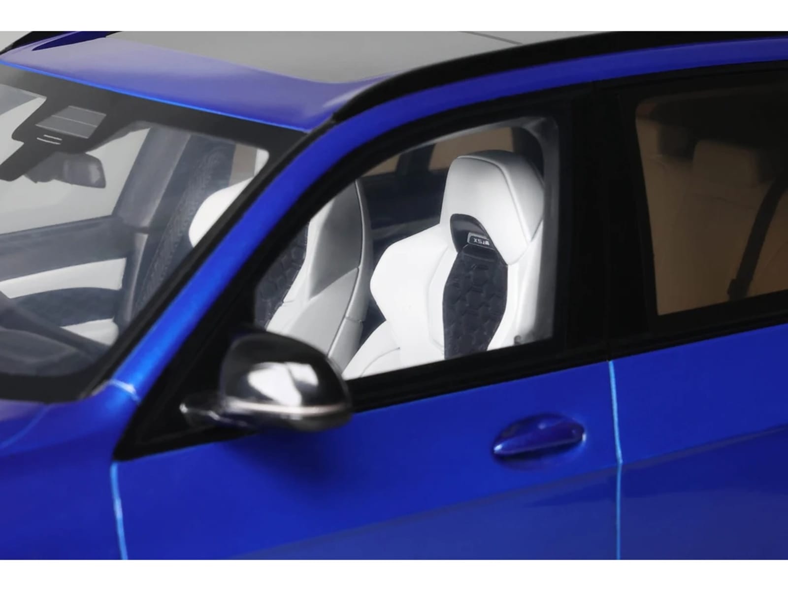2023 BMW X5 M Competition Blue Metallic with Black Top 1/18 Model Car by GT Spirit - Image 3