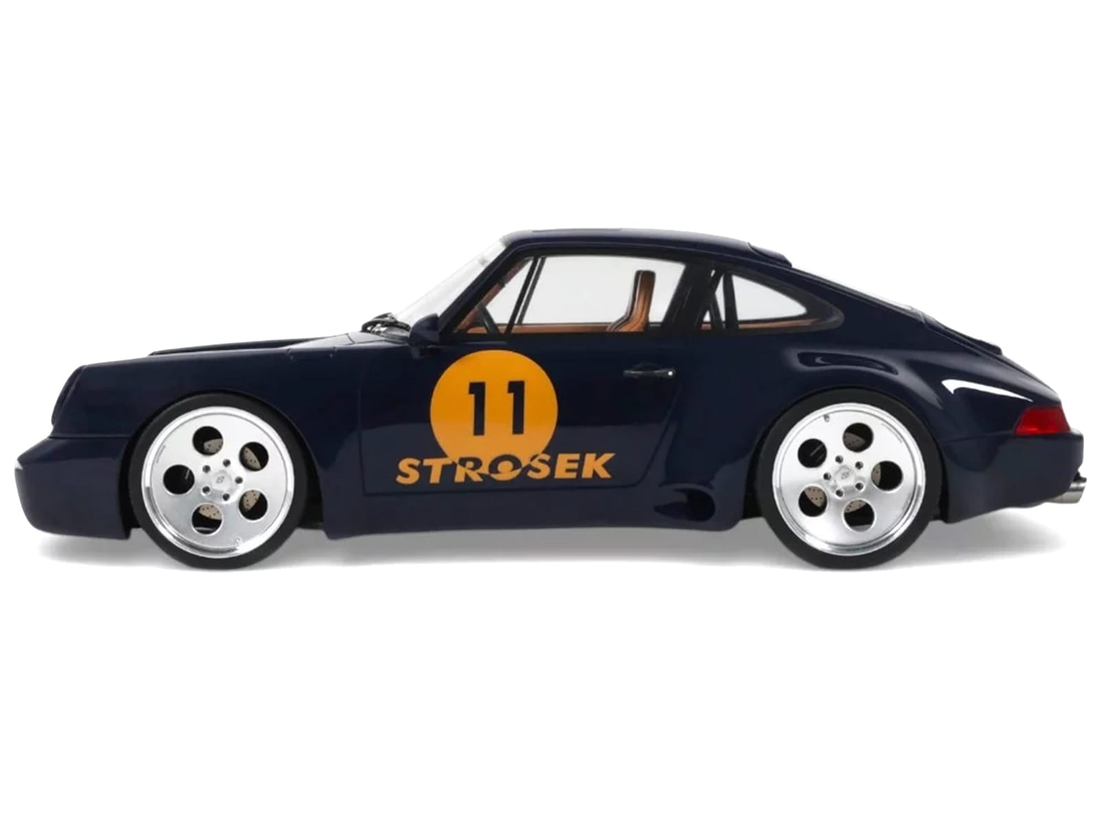 2024 Porsche 911 Strosek Mega 30 #11 Blue 1/18 Model Car by GT Spirit - Image 4