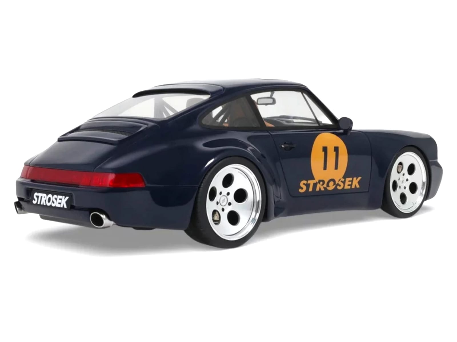 2024 Porsche 911 Strosek Mega 30 #11 Blue 1/18 Model Car by GT Spirit - Image 5