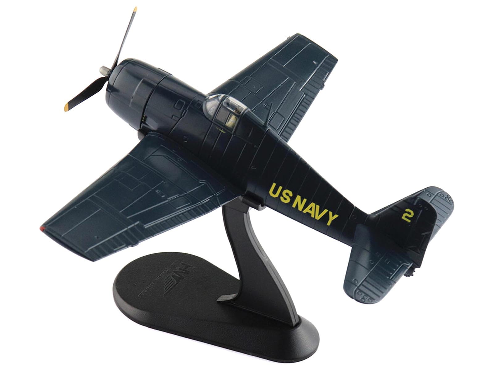 Grumman F6F-5 Hellcat Fighter Aircraft "Blue Angels #2" (1946) United States Navy "Air Power Series" 1/72 Diecast Model by Hobby Master - Image 2