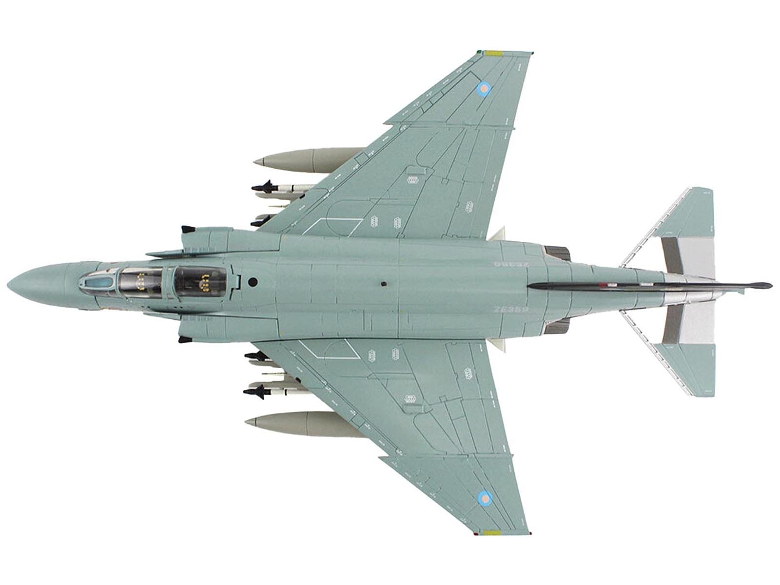 McDonnell Douglas F-4J(UK) Phantom II Fighter-Bomber Aircraft "ZE359 AF Wattisham England" British Royal Air Force "Air Power Series" 1/72 Diecast Model by Hobby Master - Image 2