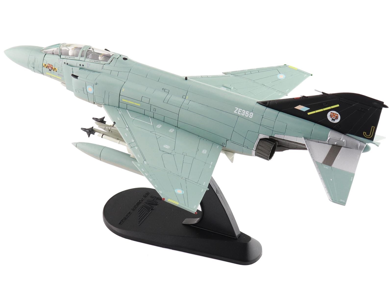 McDonnell Douglas F-4J(UK) Phantom II Fighter-Bomber Aircraft "ZE359 AF Wattisham England" British Royal Air Force "Air Power Series" 1/72 Diecast Model by Hobby Master - Image 3