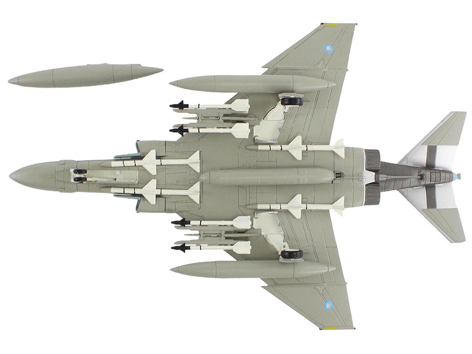 McDonnell Douglas F-4J(UK) Phantom II Fighter-Bomber Aircraft "ZE359 AF Wattisham England" British Royal Air Force "Air Power Series" 1/72 Diecast Model by Hobby Master - Image 4