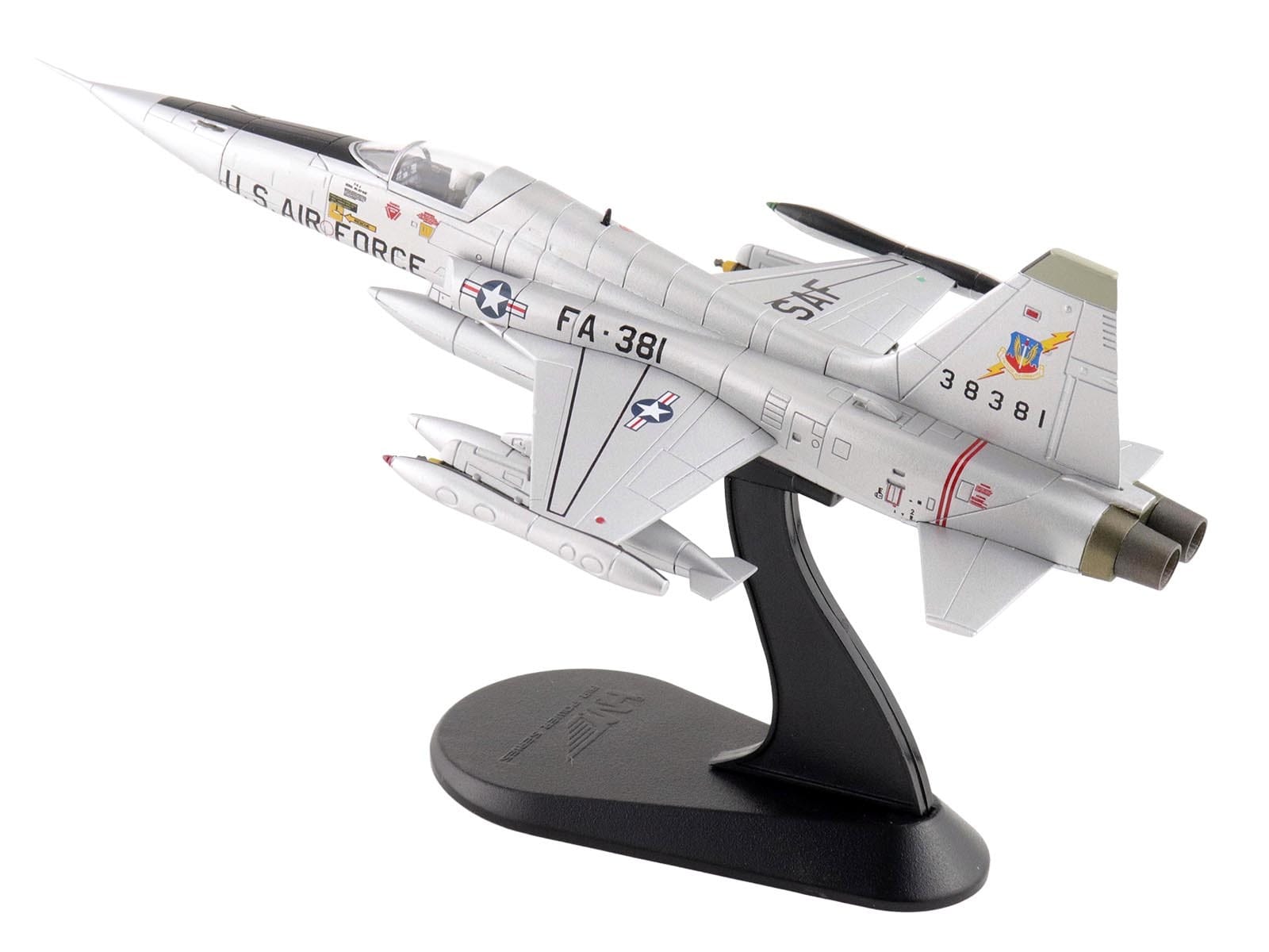 Northrop F-5A Freedom Fighter Aircraft "38381" (1960s) United States Air Force "Air Power Series" 1/72 Diecast Model by Hobby Master - Image 5
