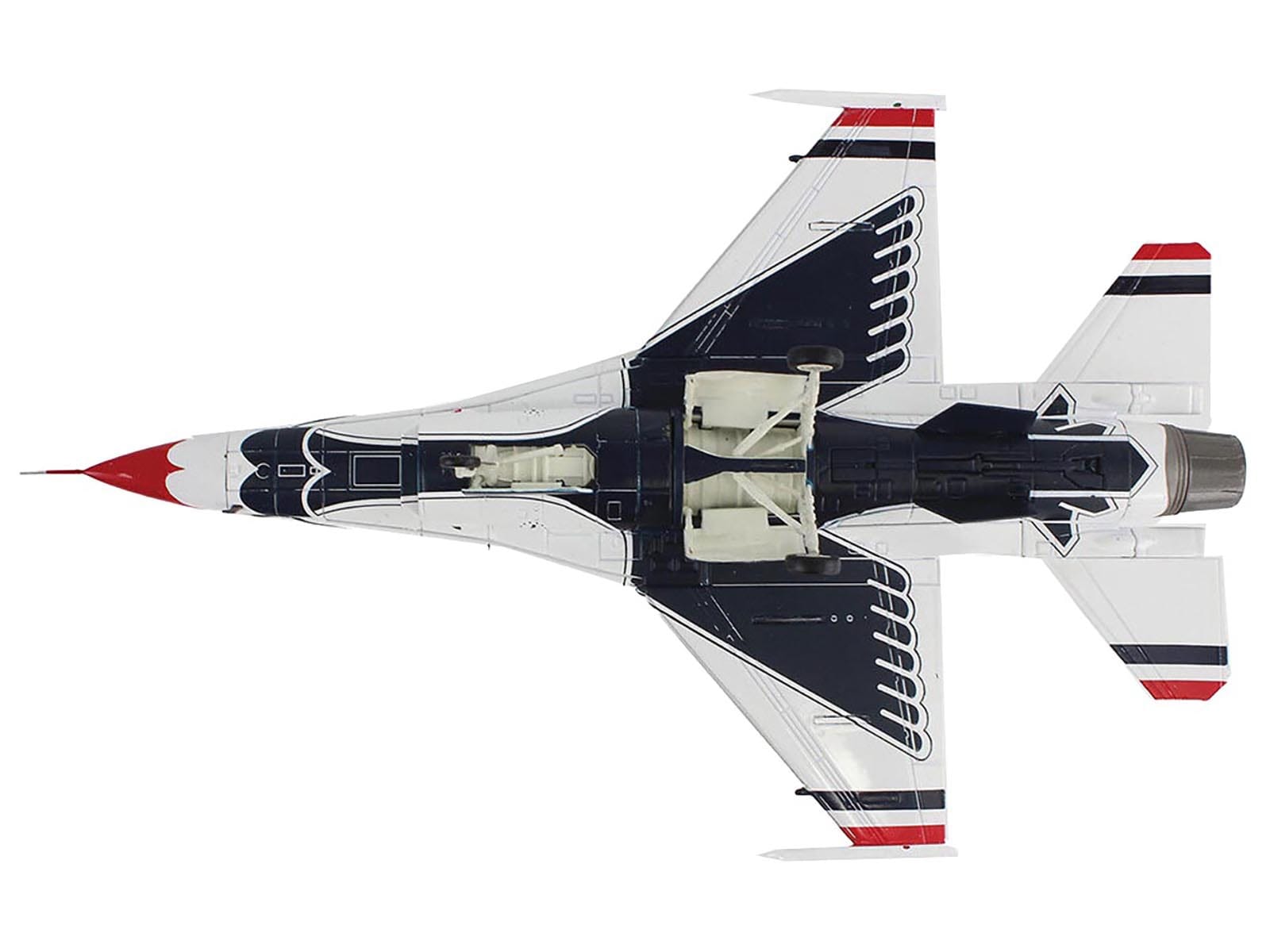 Lockheed F-16D Fighting Falcon Fighter Aircraft "No.7 Thunderbirds Nellis Air Force Base" (2017) United States Air Force "Air Power Series" 1/72 Diecast Model by Hobby Master - Image 3