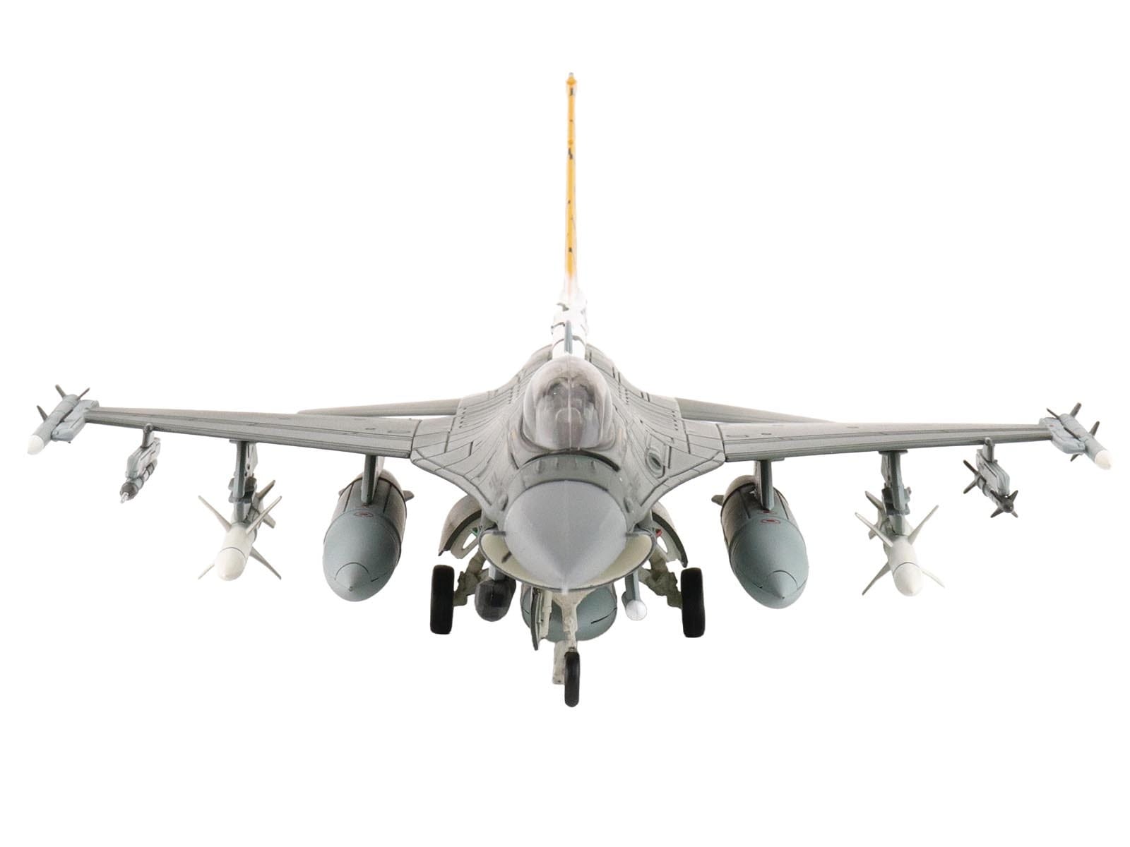 Lockheed F-16CM Fighting Falcon Fighter Aircraft "91-0379 Tiger Tiger 1 79th Fighter Squadron Shaw Air Force Base" (2023) United States Air Force "Air Power Series" 1/72 Diecast Model by Hobby Master - Image 3