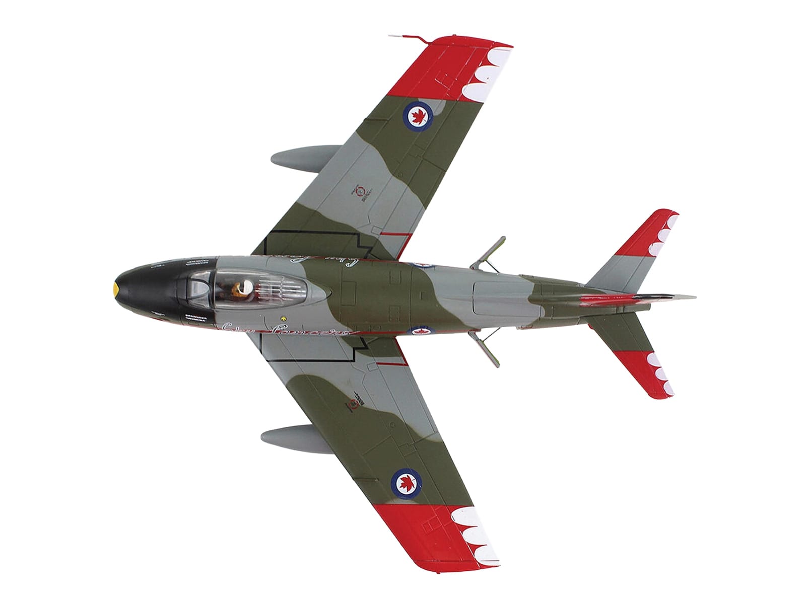 Canadair Sabre Mk.6 Fighter Aircraft "Sky Lancers" (1956) Royal Canadian Air Force "Air Power Series" 1/72 Diecast Model by Hobby Master - Image 4