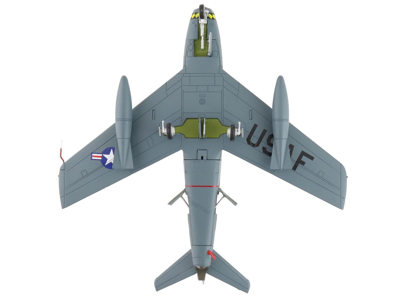 North American F-86F Sabre Fighter Aircraft "25333 461st Fighter Day Squadron West Germany" (1955) United States Air Forces in Europe "Air Power Series" 1/72 Diecast Model by Hobby Master - Image 5