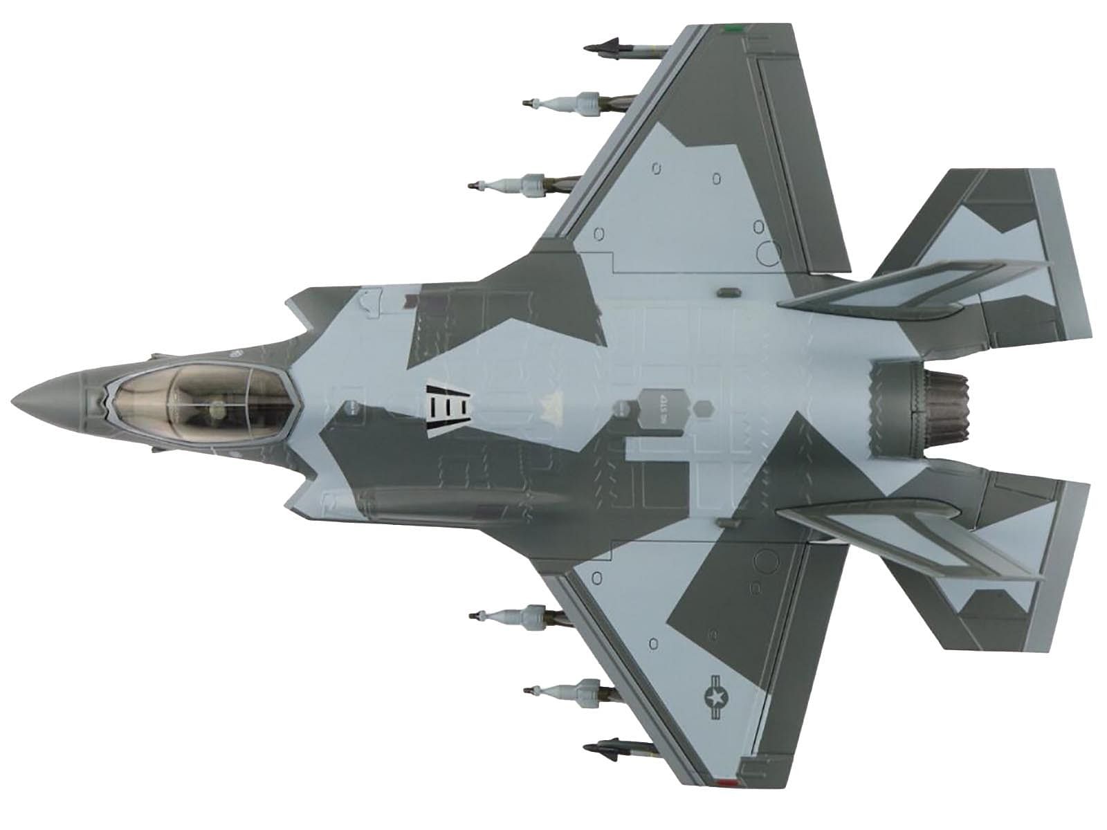 Lockheed F-35A Lightning II Fighter Aircraft “65th Aggressor Squadron Nellis Air Force Base” (2022) United States Air Force “Air Power Series” 1/72 Diecast Model by Hobby Master