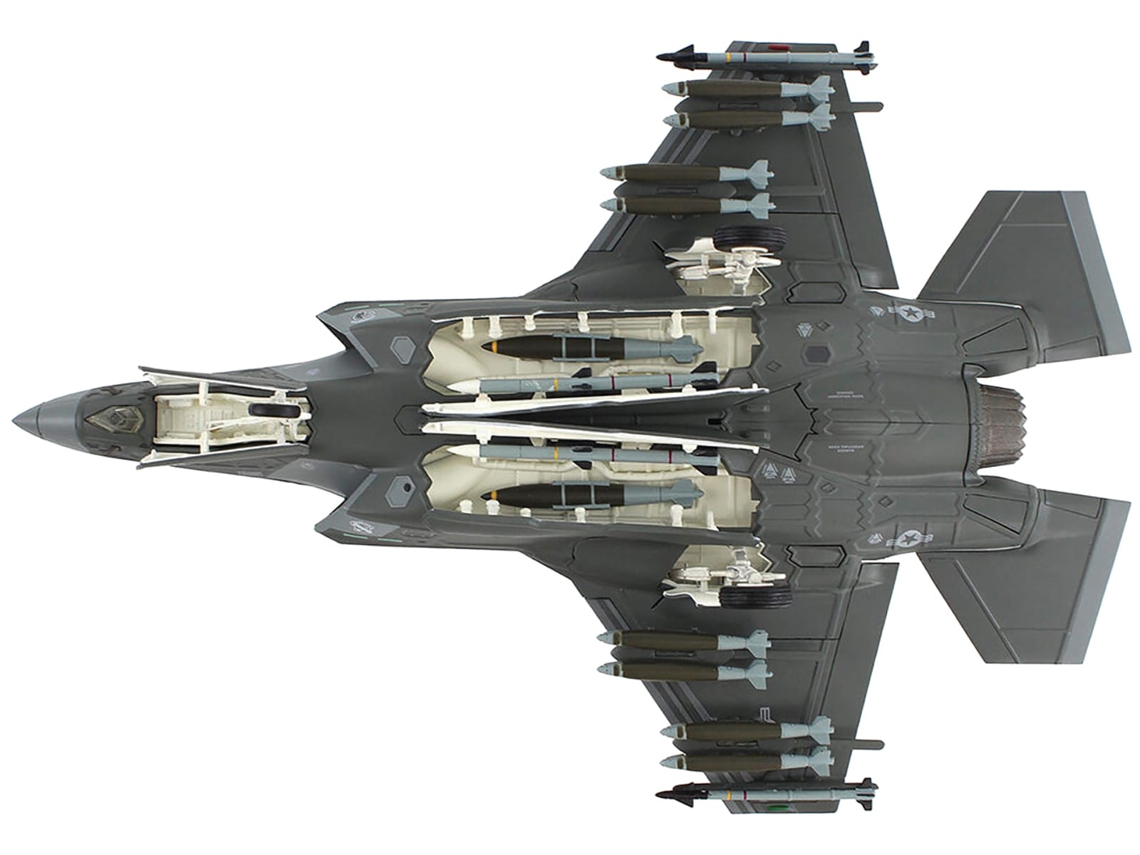 Lockheed Martin F-35A Lightning II Aircraft "5345 354th Operations Group Eielson Air Force Base Alaska" (2020s) United States Air Force "Air Power Series" 1/72 Diecast Model by Hobby Master - Image 4