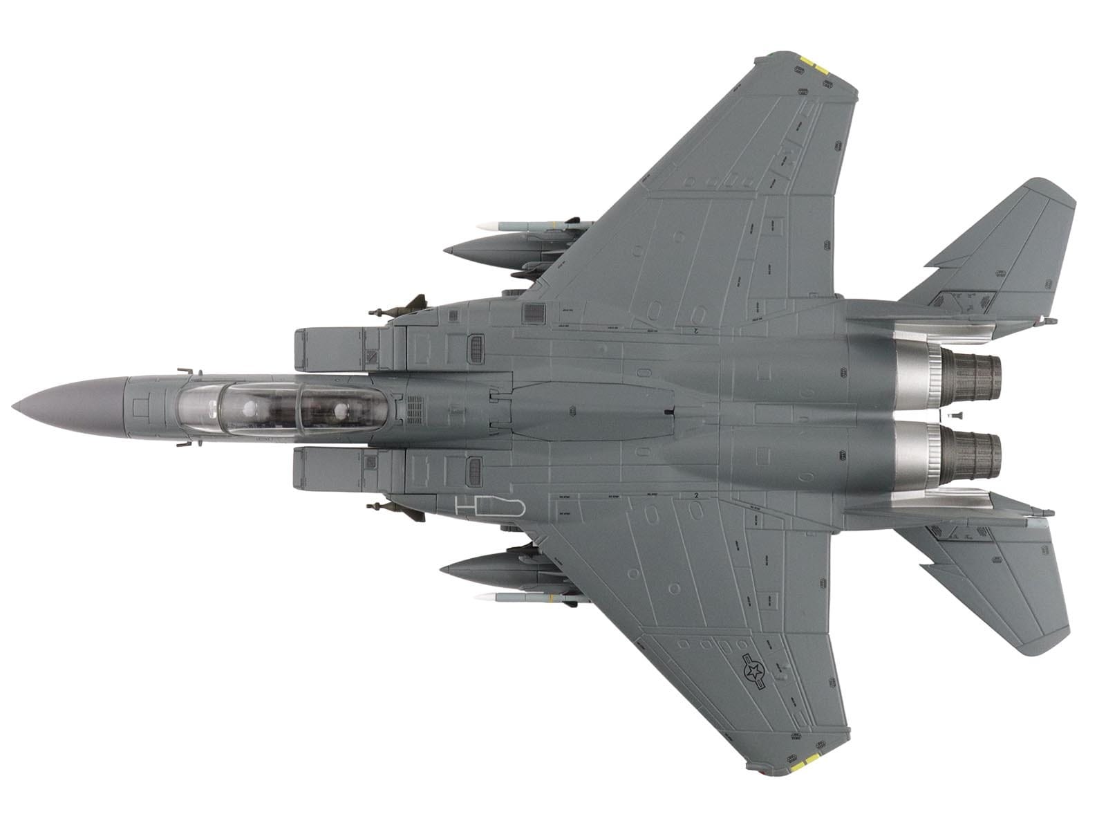 McDonnell Douglas F-15E Strike Eagle Fighter Aircraft "88-0705 90th Fighter Squadron Commanding Officer's Jet" (2005) United States Air Force "Air Power Series" 1/72 Diecast Model by Hobby Master - Image 4