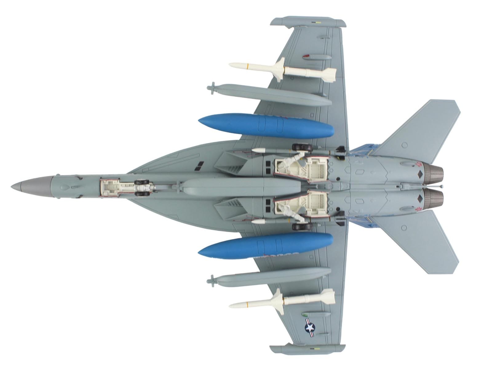 Boeing EA-18G Growler Aircraft "168256 VAQ-139 Cougars" (2025) United States Navy "Air Power Series" 1/72 Diecast Model by Hobby Master - Image 5