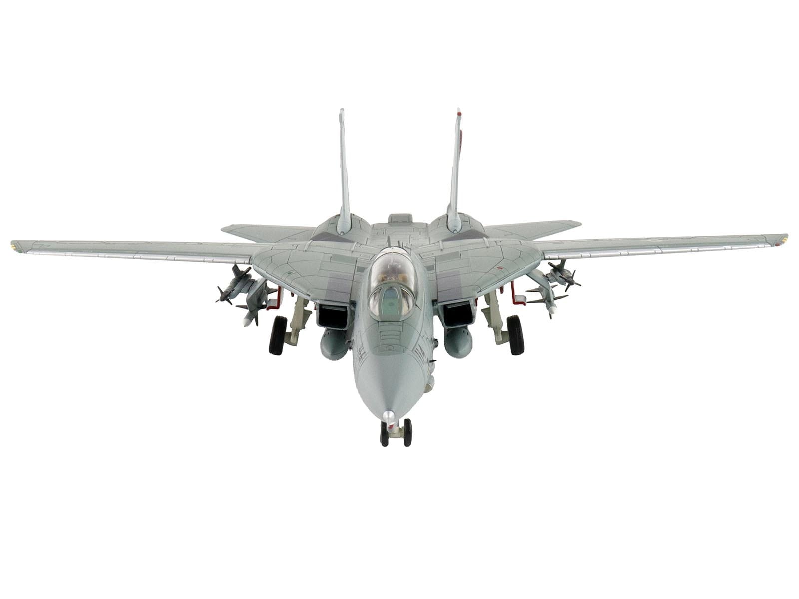 Grumman F-14A Tomcat Fighter Aircraft "VF-1 (with Optional Decals)" United States Navy "Air Power Series" 1/72 Diecast Model by Hobby Master - Image 5