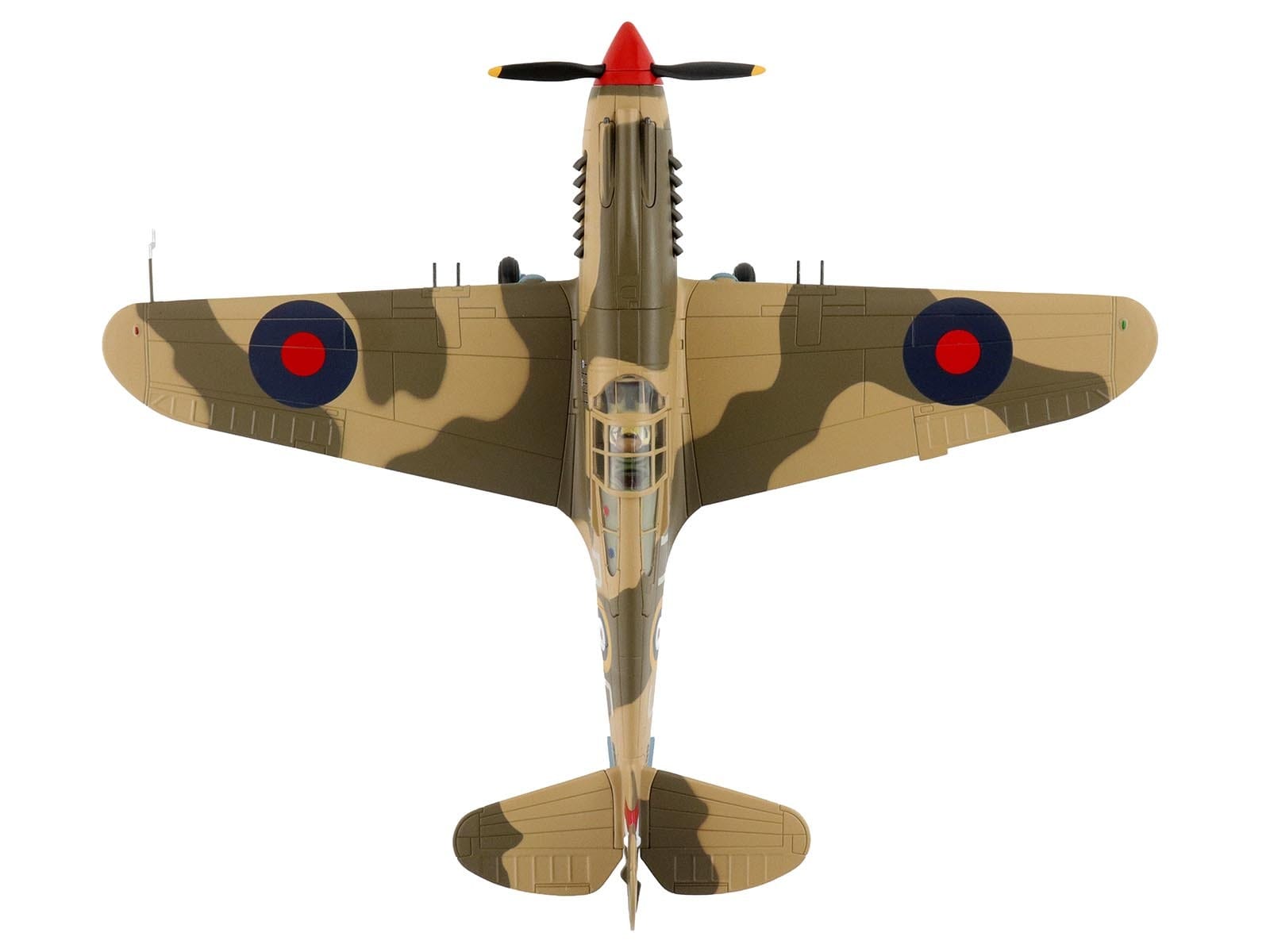 Curtiss P-40 Warhawk Tomahawk Mk IIB Aircraft "LD-C Clive Caldwell No. 250 Squadron North Africa" (1942) British Royal Air Force "Air Power Series" 1/48 Diecast Model by Hobby Master - Image 3