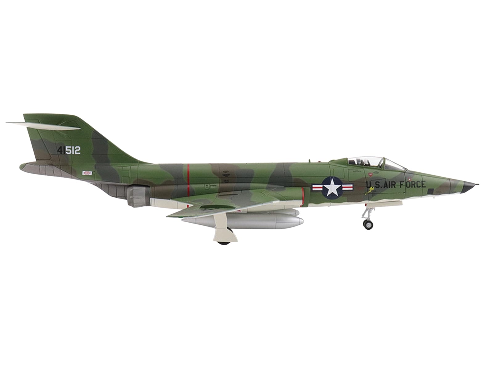 McDonnell RF-101A Voodoo Fighter Aircraft "54-1512 363rd Tactical Reconnaissance Wing Udorn Royal Thai Air Force Base" (1965) United States Air Force "Air Power Series" 1/72 Diecast Model by Hobby Master - Image 2
