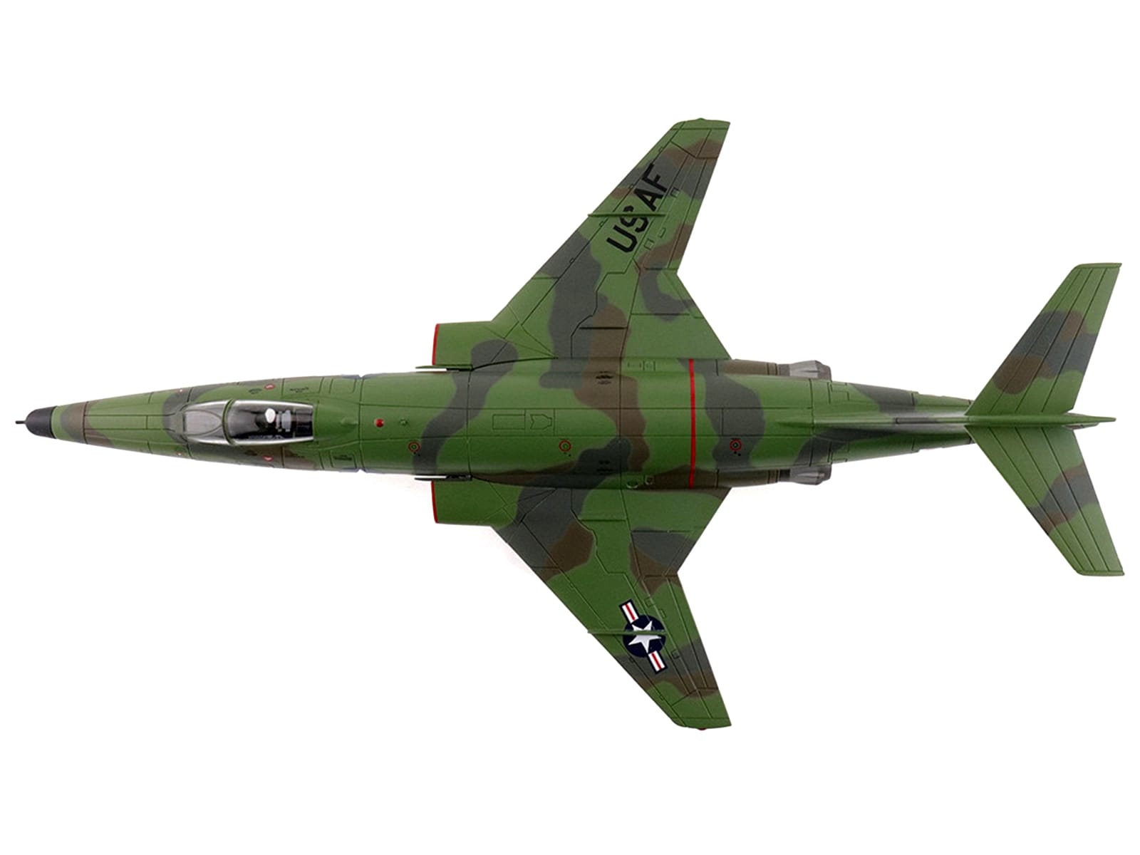 McDonnell RF-101A Voodoo Fighter Aircraft "54-1512 363rd Tactical Reconnaissance Wing Udorn Royal Thai Air Force Base" (1965) United States Air Force "Air Power Series" 1/72 Diecast Model by Hobby Master - Image 4