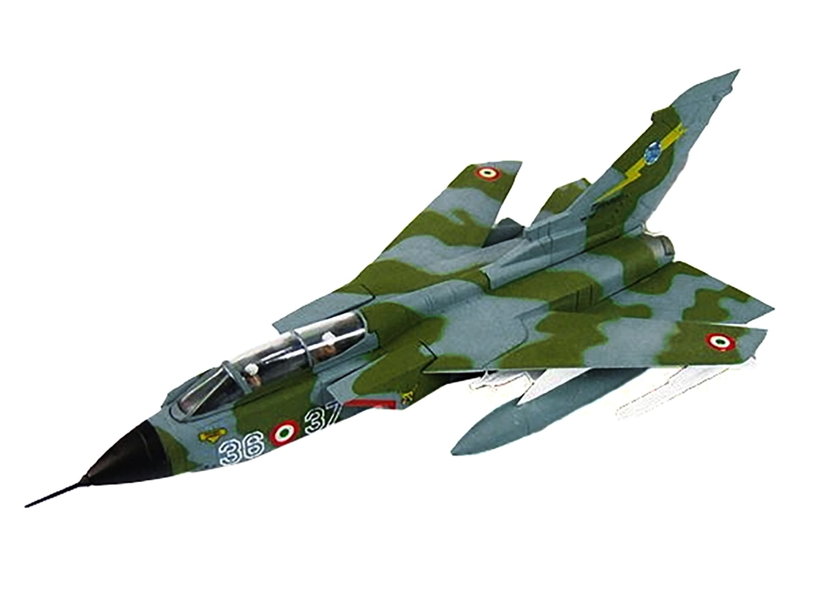 Panavia Tornado IDS Aircraft "156 Gruppo 'Le Linci' 36 Stormo" (1990) Aeronautica Militare Italiana (Italian Air Force) 1/100 Diecast Model by Hachette Collections - Image 2