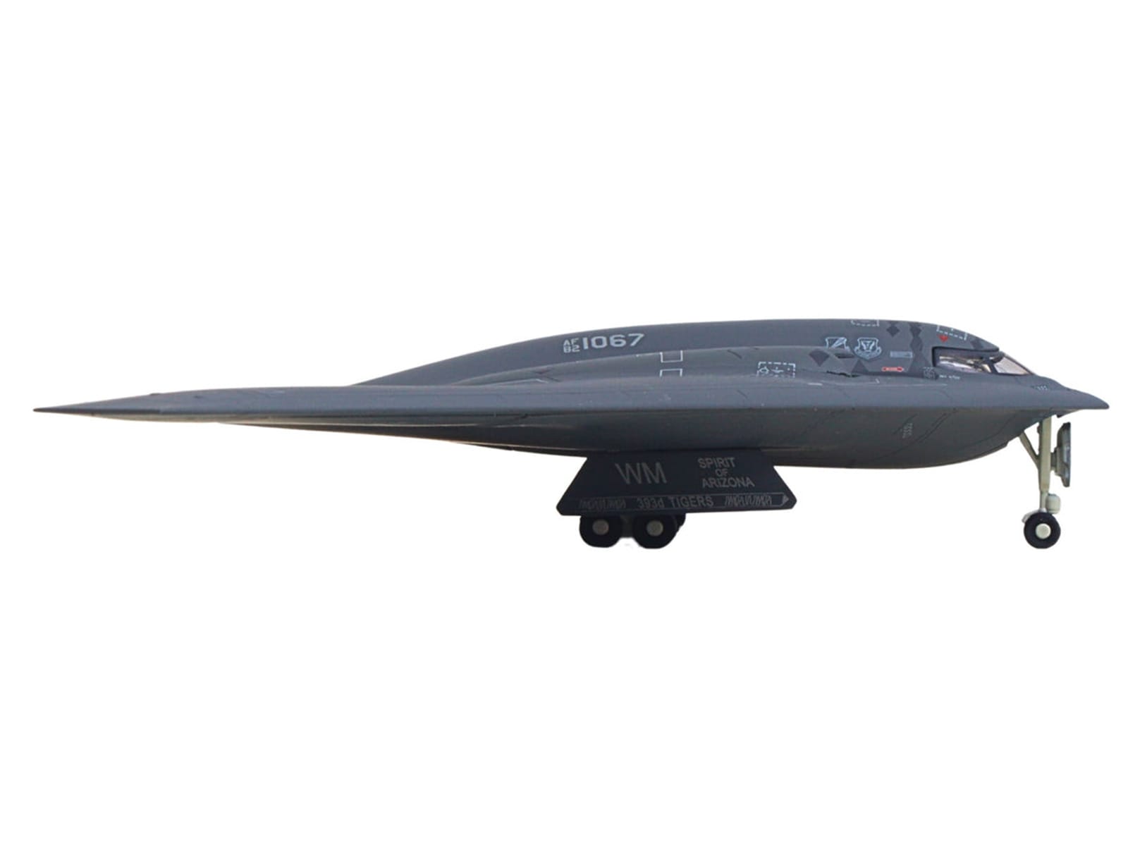 Northrop Grumman B-2A Spirit Stealth Bomber Aircraft "Spirit of Arizona 393rd Bomb Squadron 'Tigers' 509th Bomb Wing Whiteman Air Force Base" United States Air Force 1/200 Diecast Model by Herpa - Image 2