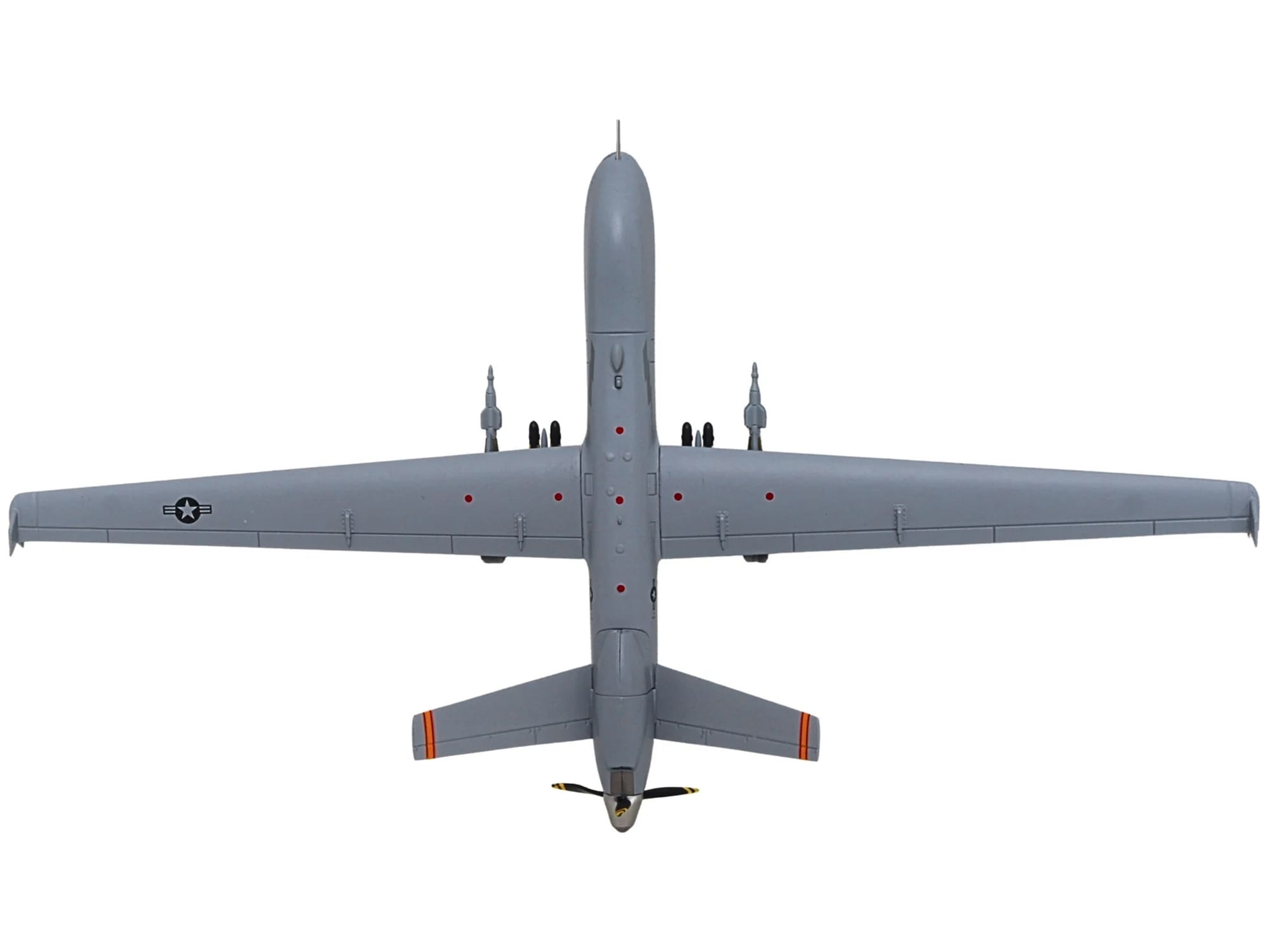 General Atomics MQ-9A Reaper Block 5 UAV "New York Air National Guard 108th Attack Squadron Hancock Field Air National Guard Base" United States Air Force "Military" Series 1/72 Diecast Model by Herpa - Image 3