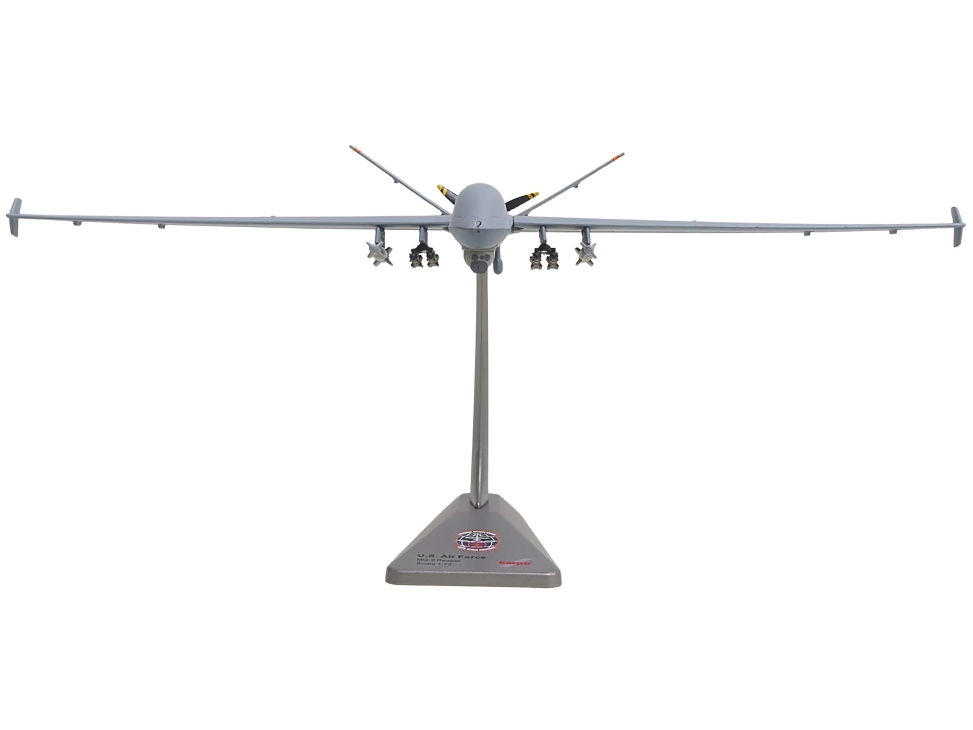 General Atomics MQ-9A Reaper Block 5 UAV "New York Air National Guard 108th Attack Squadron Hancock Field Air National Guard Base" United States Air Force "Military" Series 1/72 Diecast Model by Herpa - Image 5