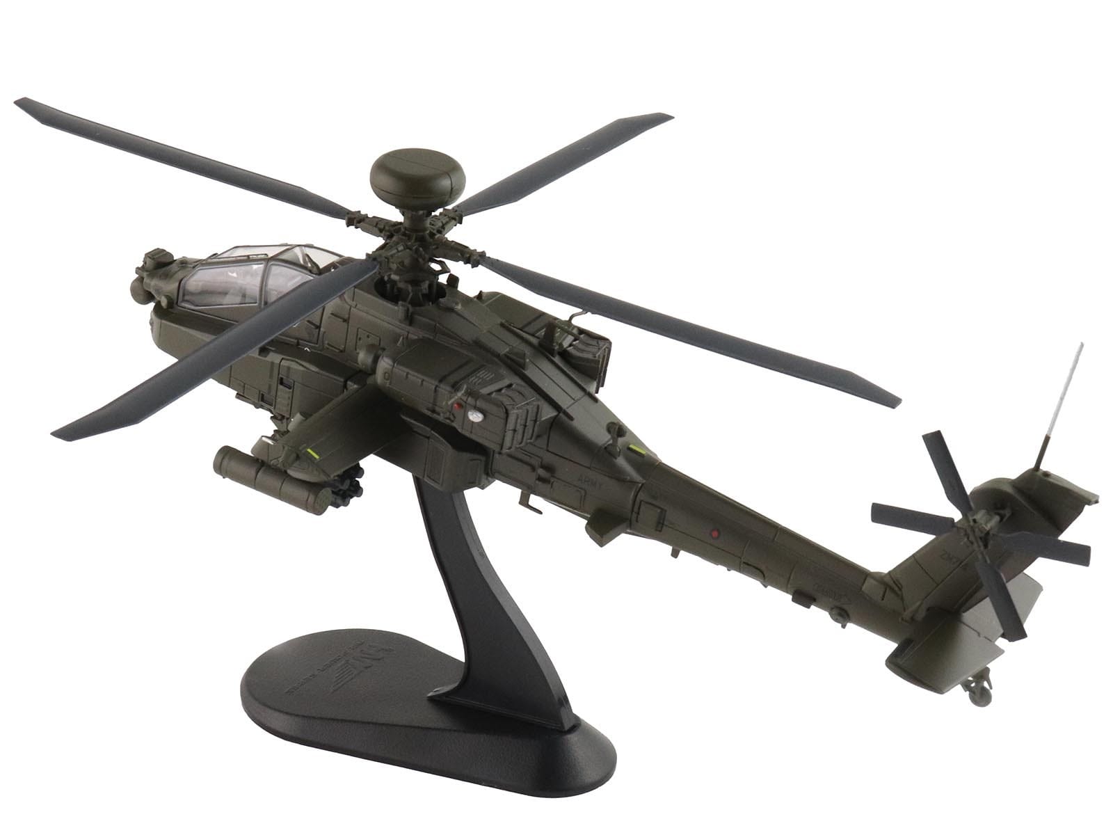 Boeing AH-64E Apache Echo Attack Helicopter "ZM714 Middle Wallop" (2022) British Army "Air Power Series" 1/72 Diecast Model by Hobby Master - Image 5