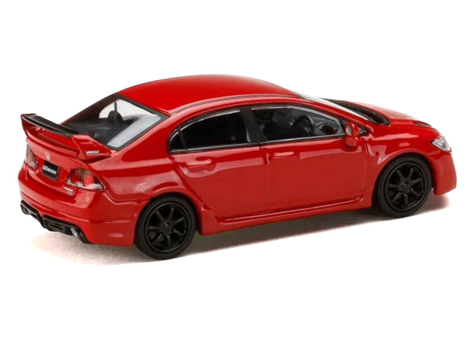 Honda Civic Mugen RR (FD2) RHD (Right Hand Drive) Milano Red "JDM64" Series 1/64 Diecast Model Car by Hobby Japan - Image 3