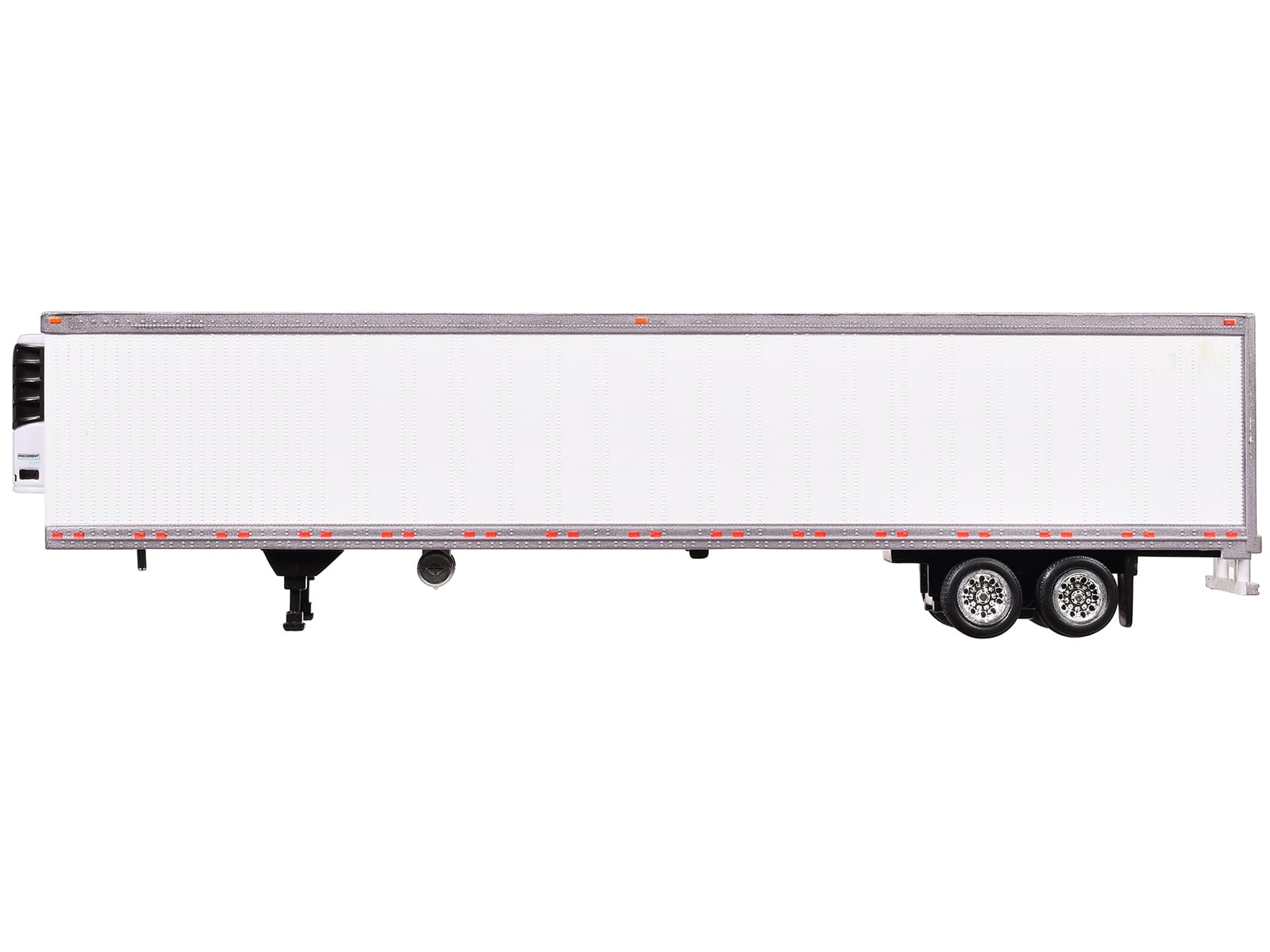 Box Trailer with Reefer White 1/87 (HO) Scale Plastic Model by HO Logistics - Image 3
