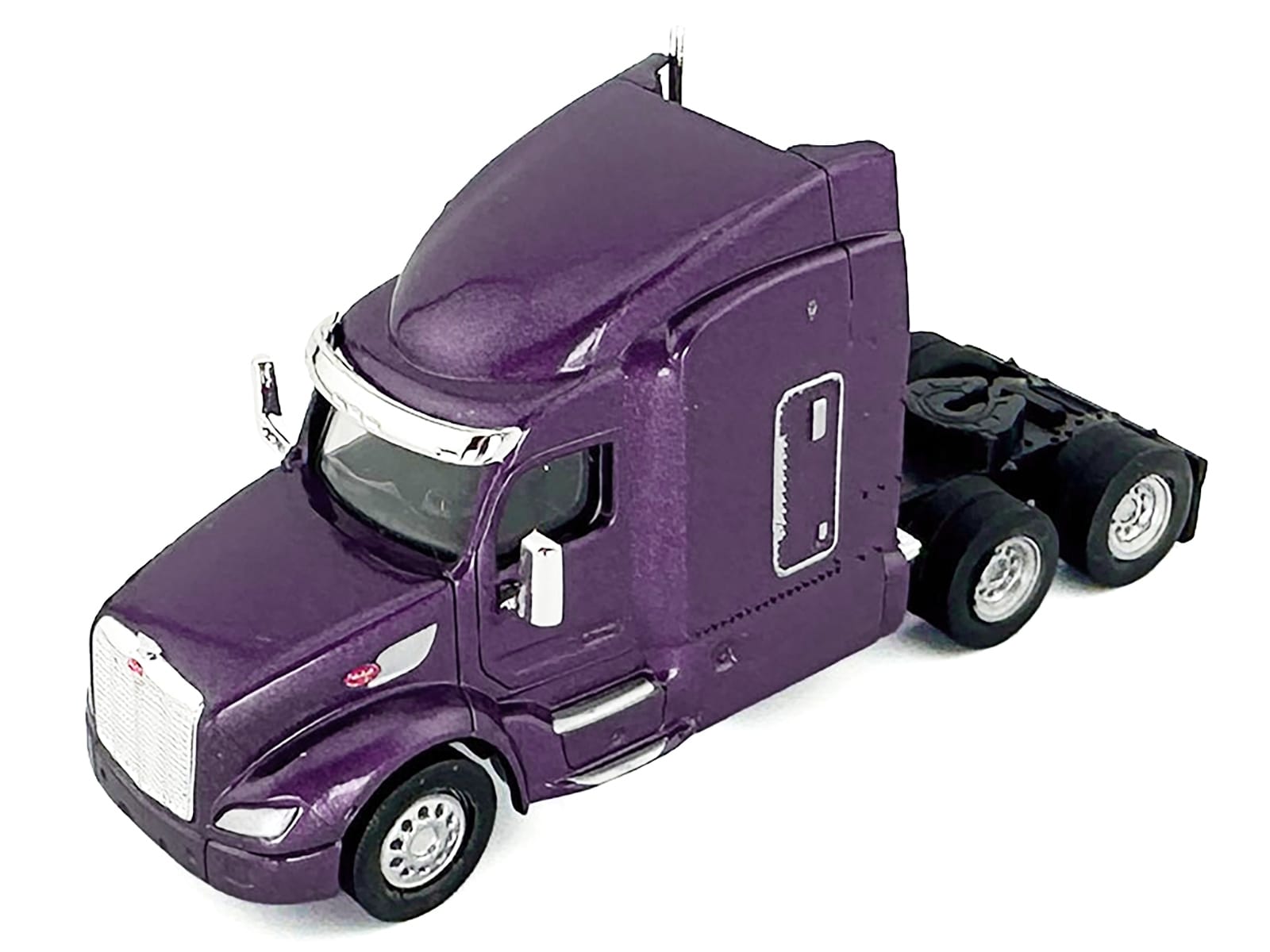 Peterbilt 579 Sleeper Cab Purple Metallic 1/87 (HO) Plastic Model Car by HO Logistics - Image 2