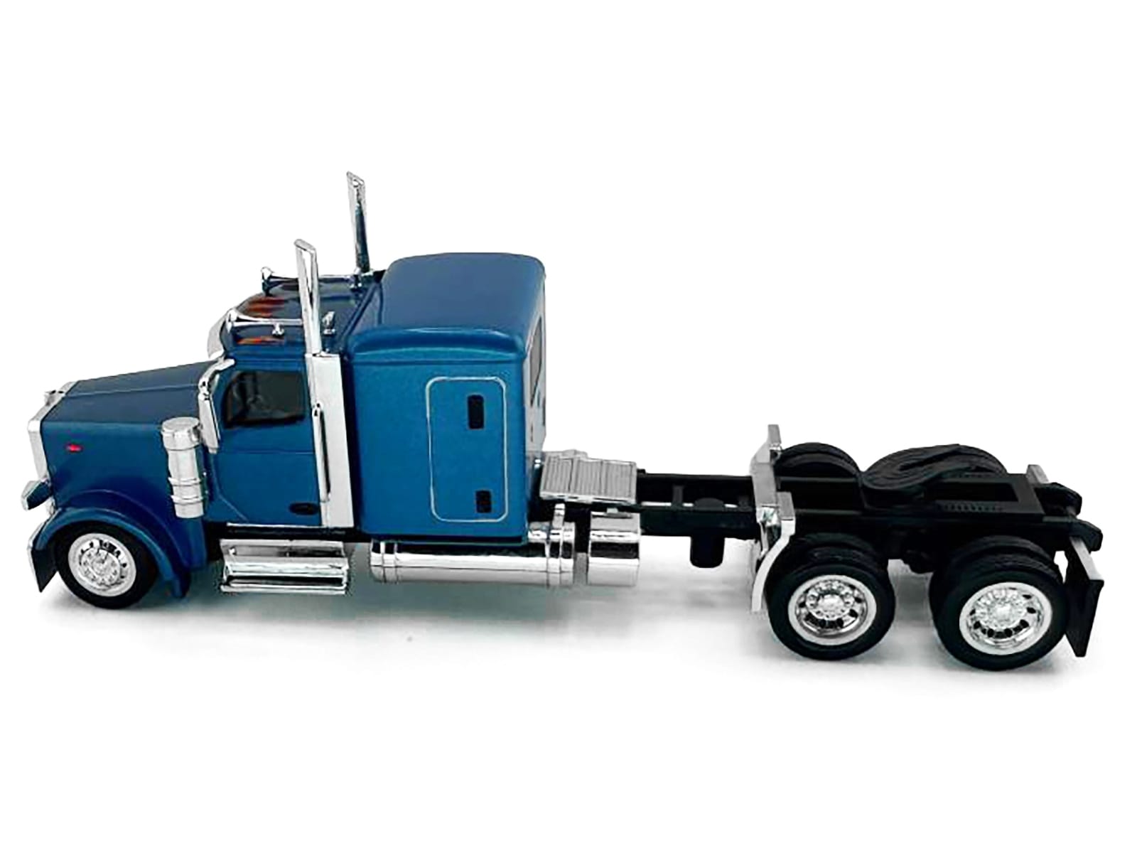 Peterbilt 589 Truck with 72 Inch Sleeper Blue Metallic 1/87 (HO) Plastic Model Car by HO Logistics - Image 2