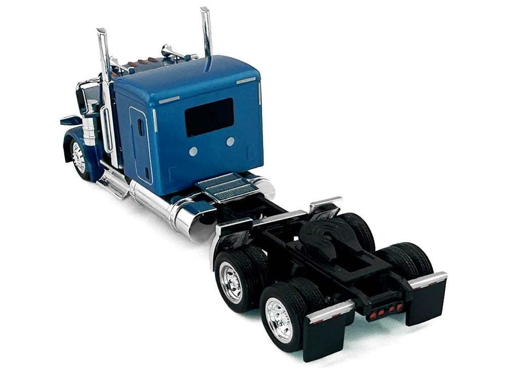Peterbilt 589 Truck with 72 Inch Sleeper Blue Metallic 1/87 (HO) Plastic Model Car by HO Logistics - Image 3