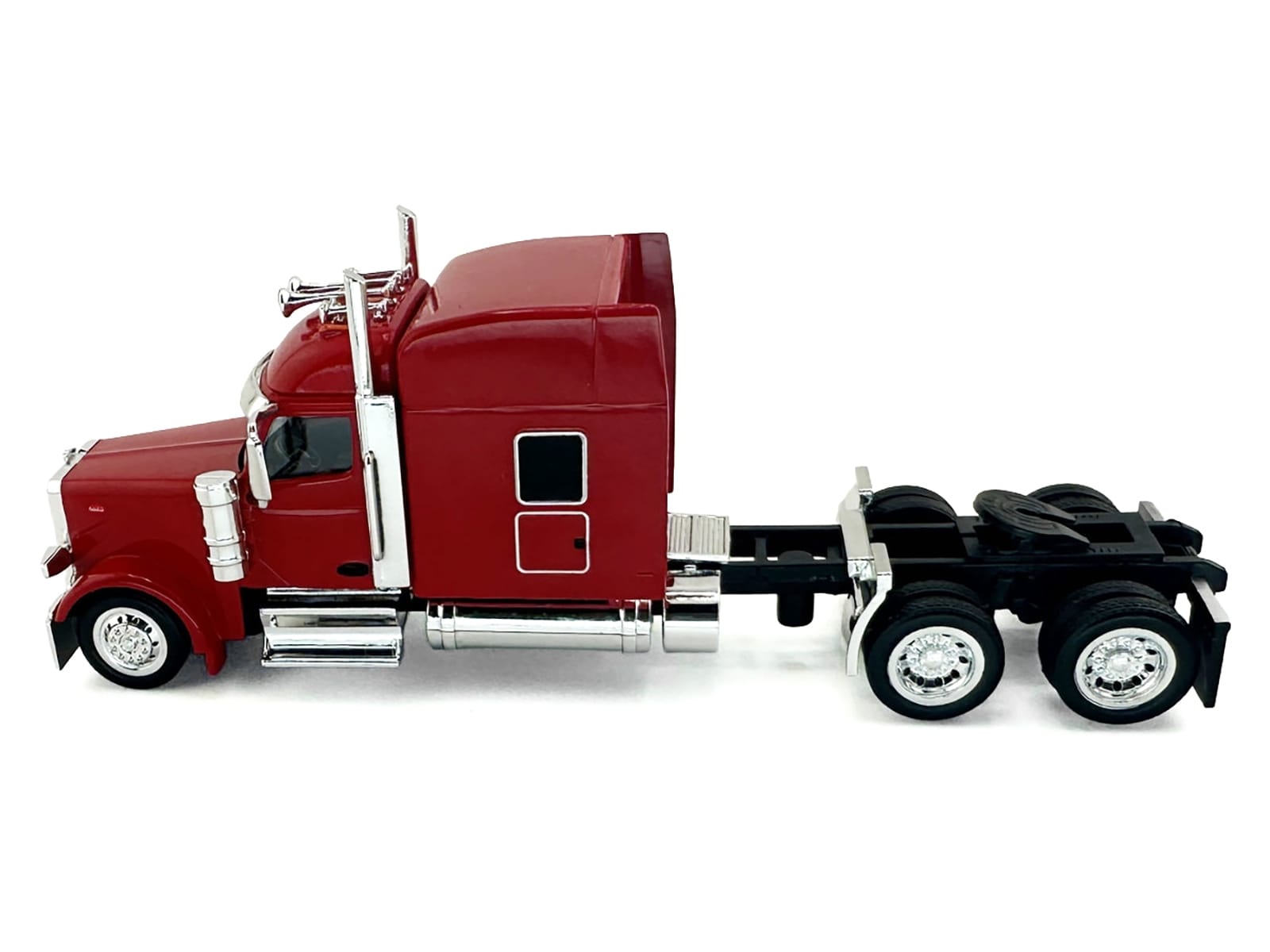 Peterbilt 589 with Stand Up Sleeper Cab Red 1/87 (HO) Plastic Model Car by HO Logistics - Image 2