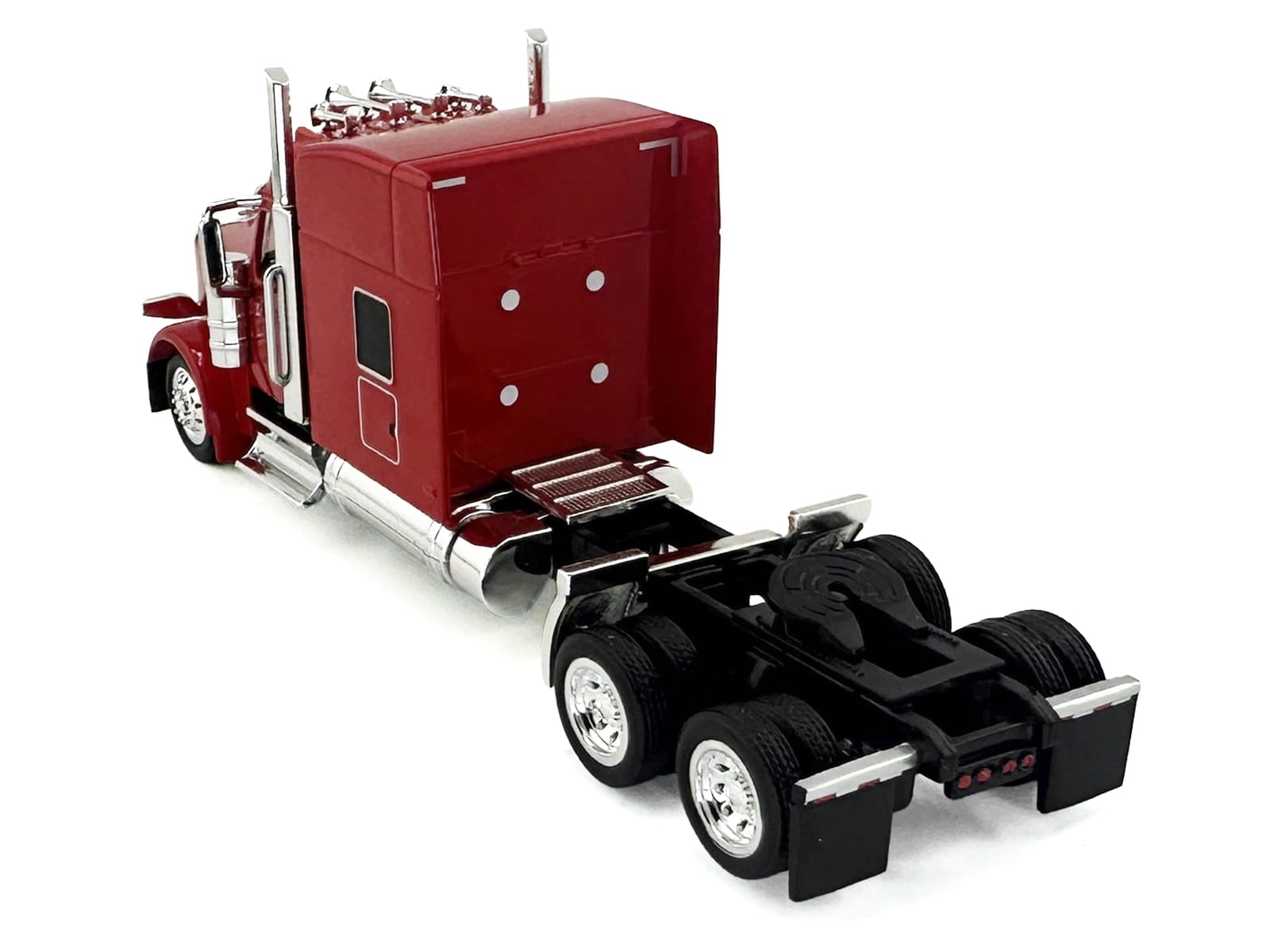 Peterbilt 589 with Stand Up Sleeper Cab Red 1/87 (HO) Plastic Model Car by HO Logistics - Image 3