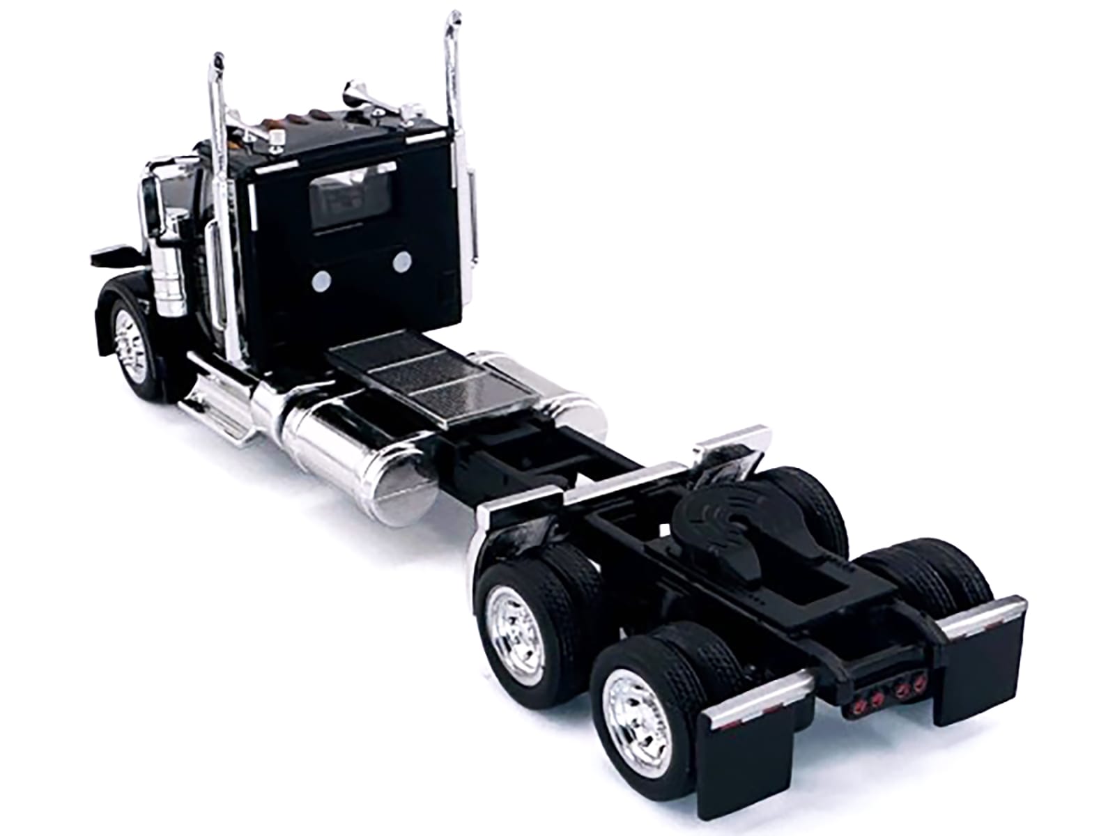 Peterbilt 589 2-Axel Day Cab Black 1/87 (HO) Plastic Model Car by HO Logistics - Image 3
