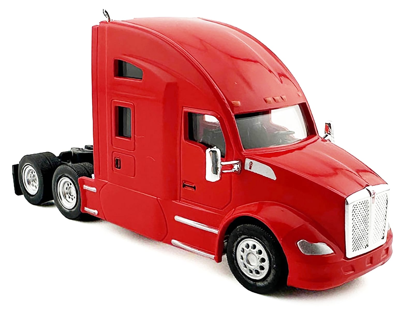 Kenworth T680 Sleeper Cab Red 1/87 (HO) Plastic Model Car by HO Logistics - Image 2
