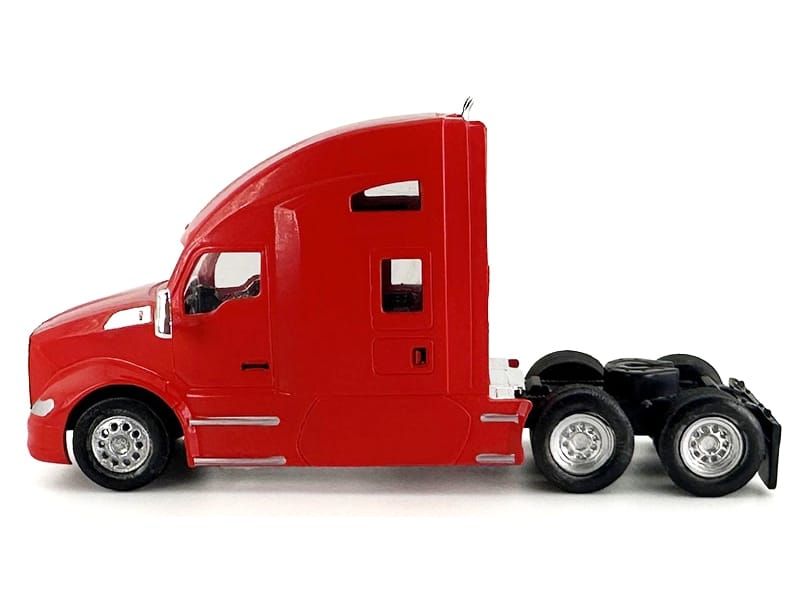Kenworth T680 Sleeper Cab Red 1/87 (HO) Plastic Model Car by HO Logistics - Image 3