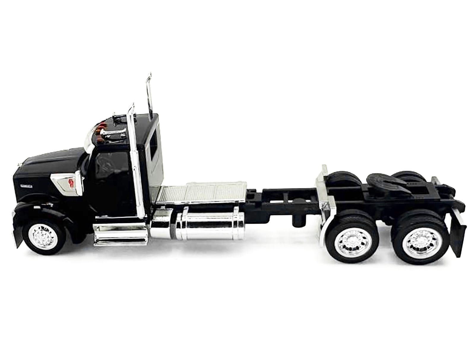 Kenworth W990 2-Axel Day Cab Black 1/87 (HO) Plastic Model Car by HO Logistics - Image 2