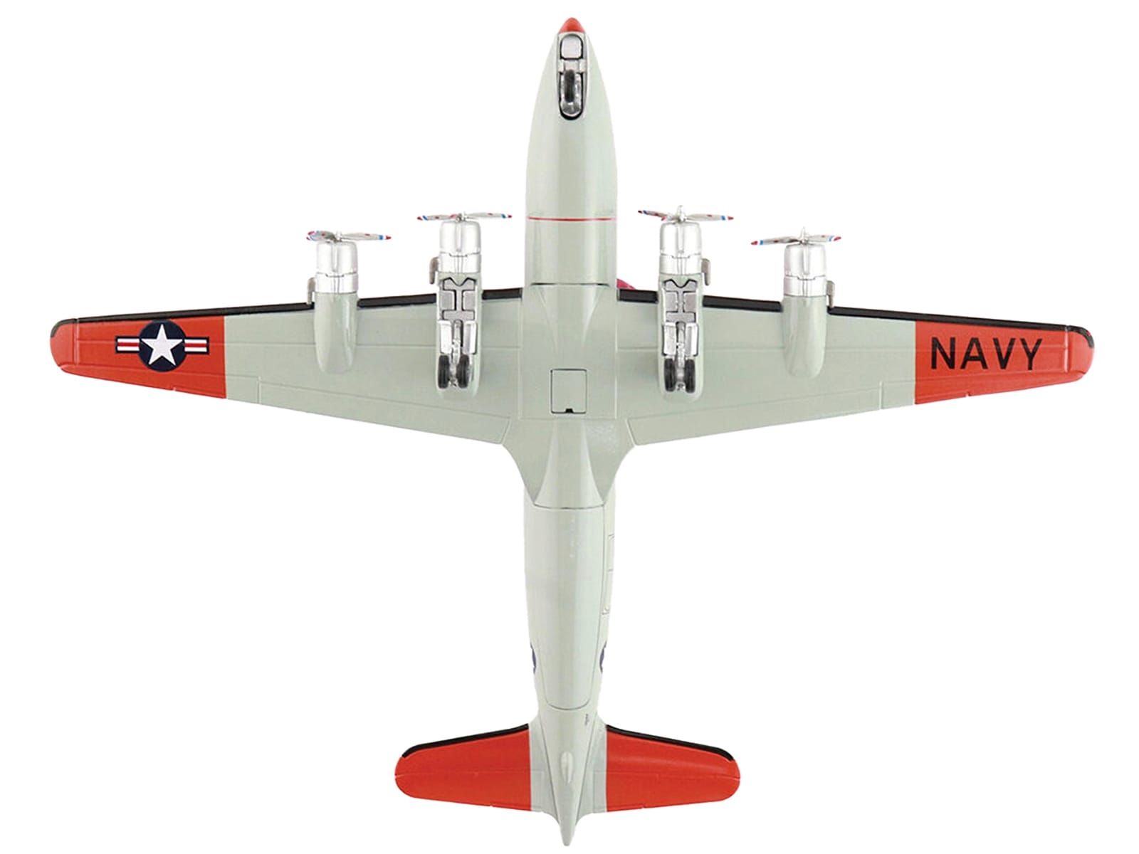 Douglas C-54Q Skymaster Transport Aircraft "US Navy Test Pilot School" (1973) United States Navy "Airliner Series" 1/200 Diecast Model by Hobby Master - Image 3