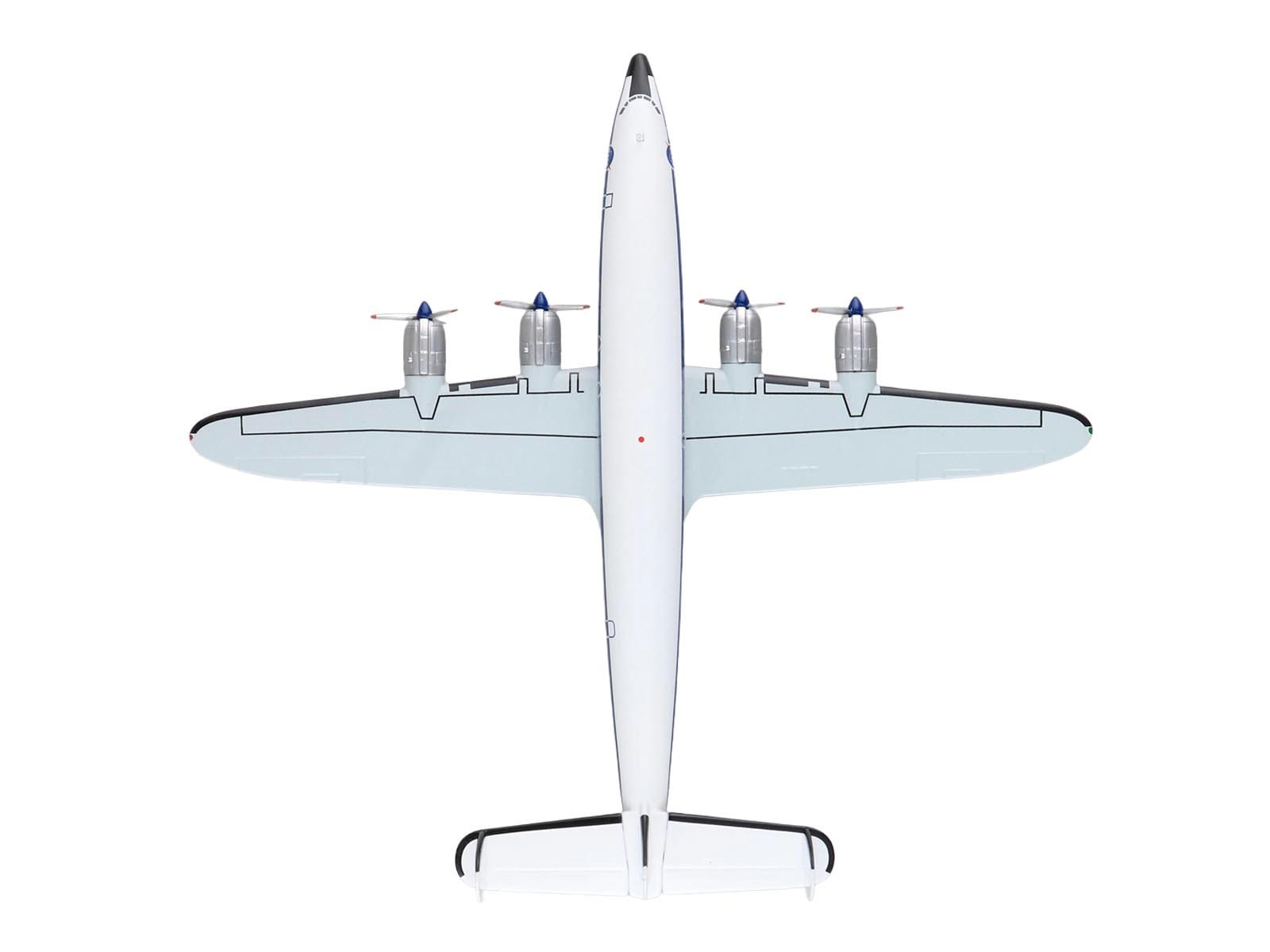 Lockheed C-121G Constellation Transport Aircraft "NASA 421 Maryland" (1969) National Aeronautics and Space Administration "Airliner Series" 1/200 Diecast Model by Hobby Master - Image 3