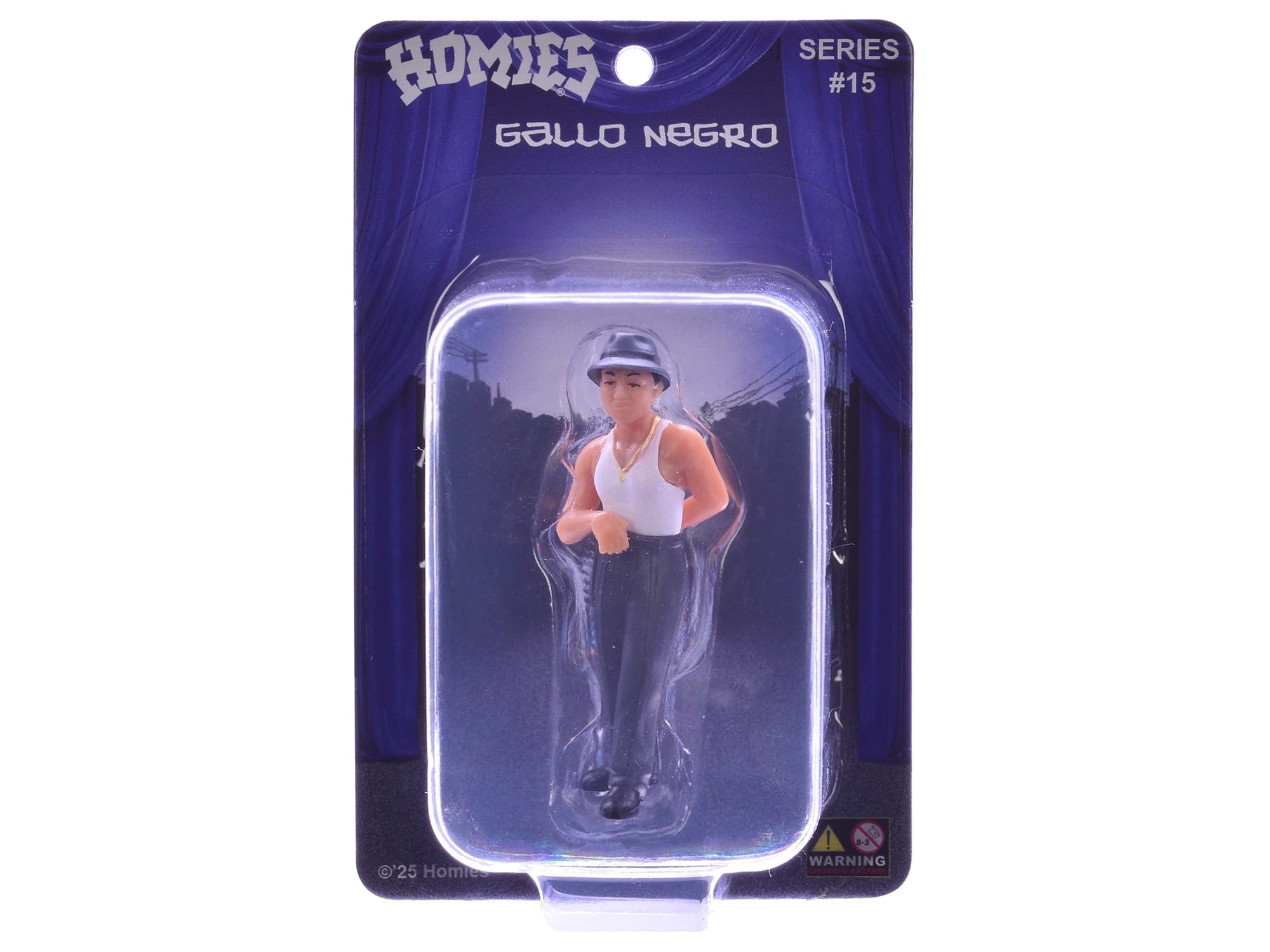 Gallo Negro 1.75" Figure "Special Release" #1 Series 15 Model by Homies