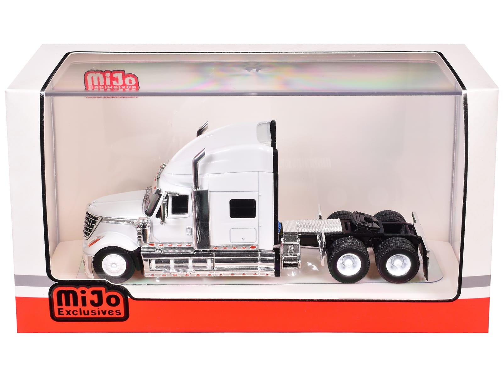 2010 International Lonestar Truck Tractor White 1/64 Diecast Model by IXO Models - Image 3