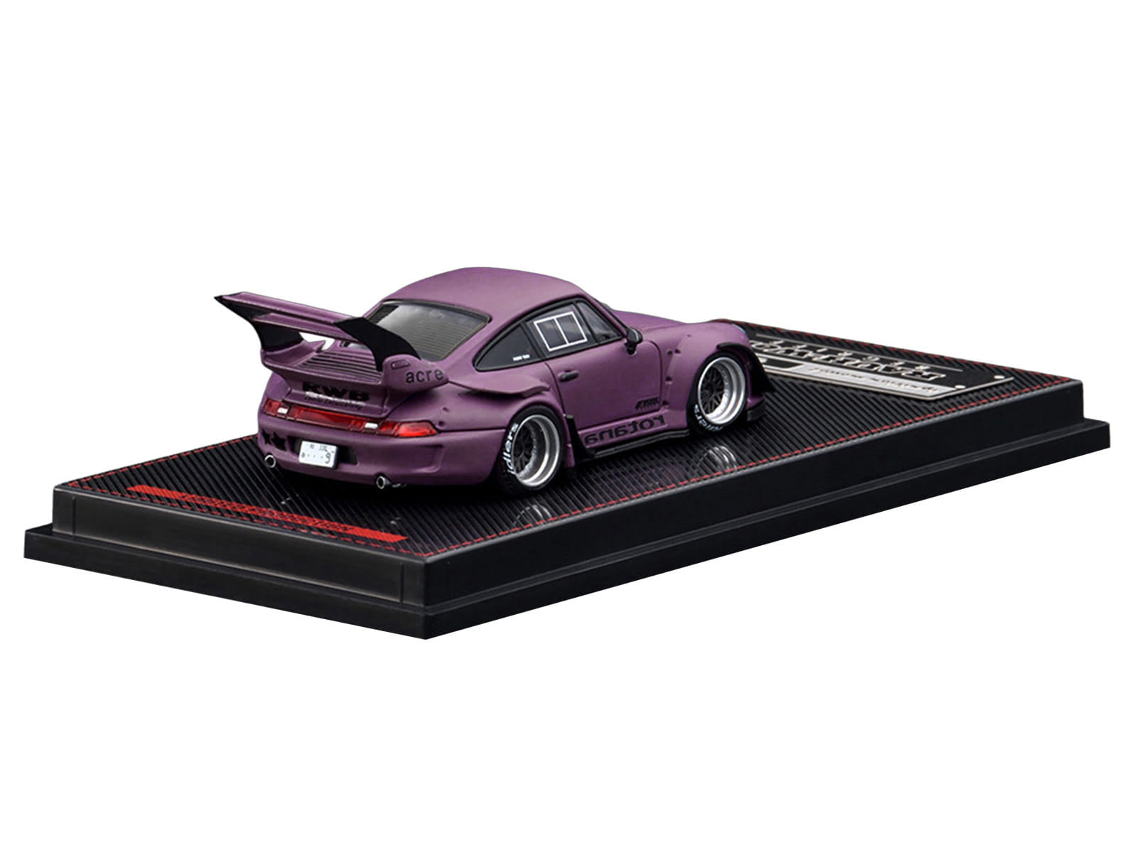 RWB 993 "Rotana" Matt Purple 1/64 Diecast Model Car by Ignition Model - Image 3