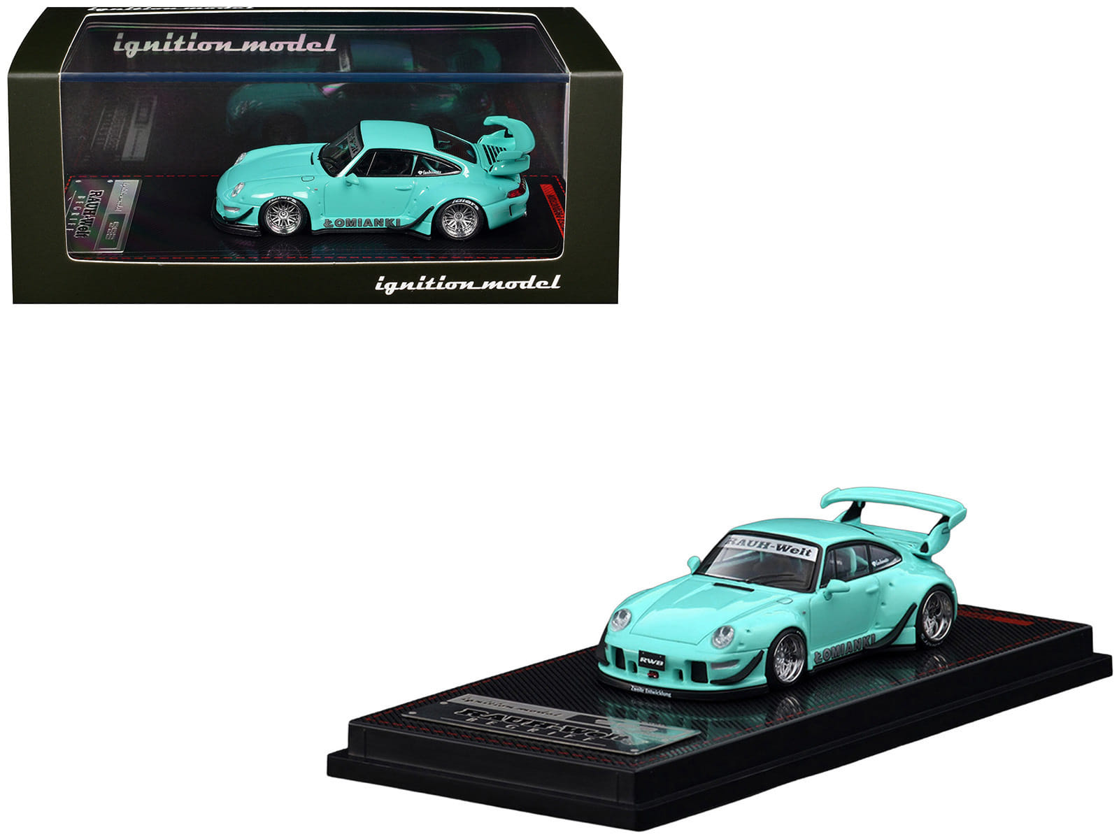 RWB 993 "Lomianki" Blue Green 1/64 Diecast Model Car by Ignition Model