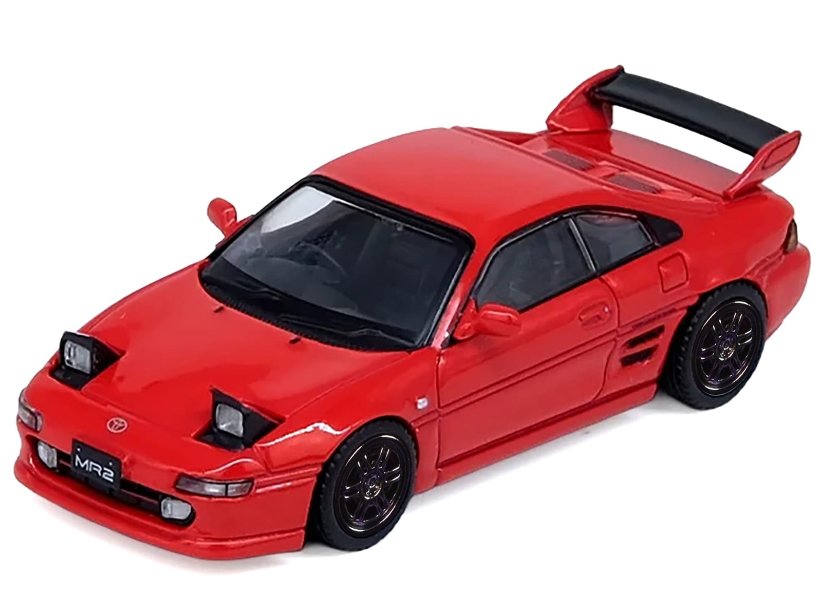 Toyota MR2 (SW20) RHD (Right Hand Drive) Red 1/64 Diecast Model Car by Inno Models - Image 2