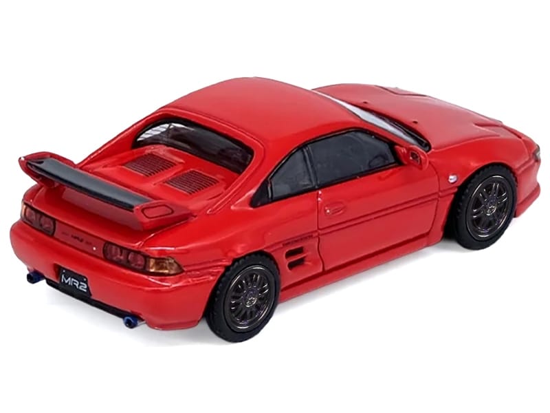 Toyota MR2 (SW20) RHD (Right Hand Drive) Red 1/64 Diecast Model Car by Inno Models - Image 3