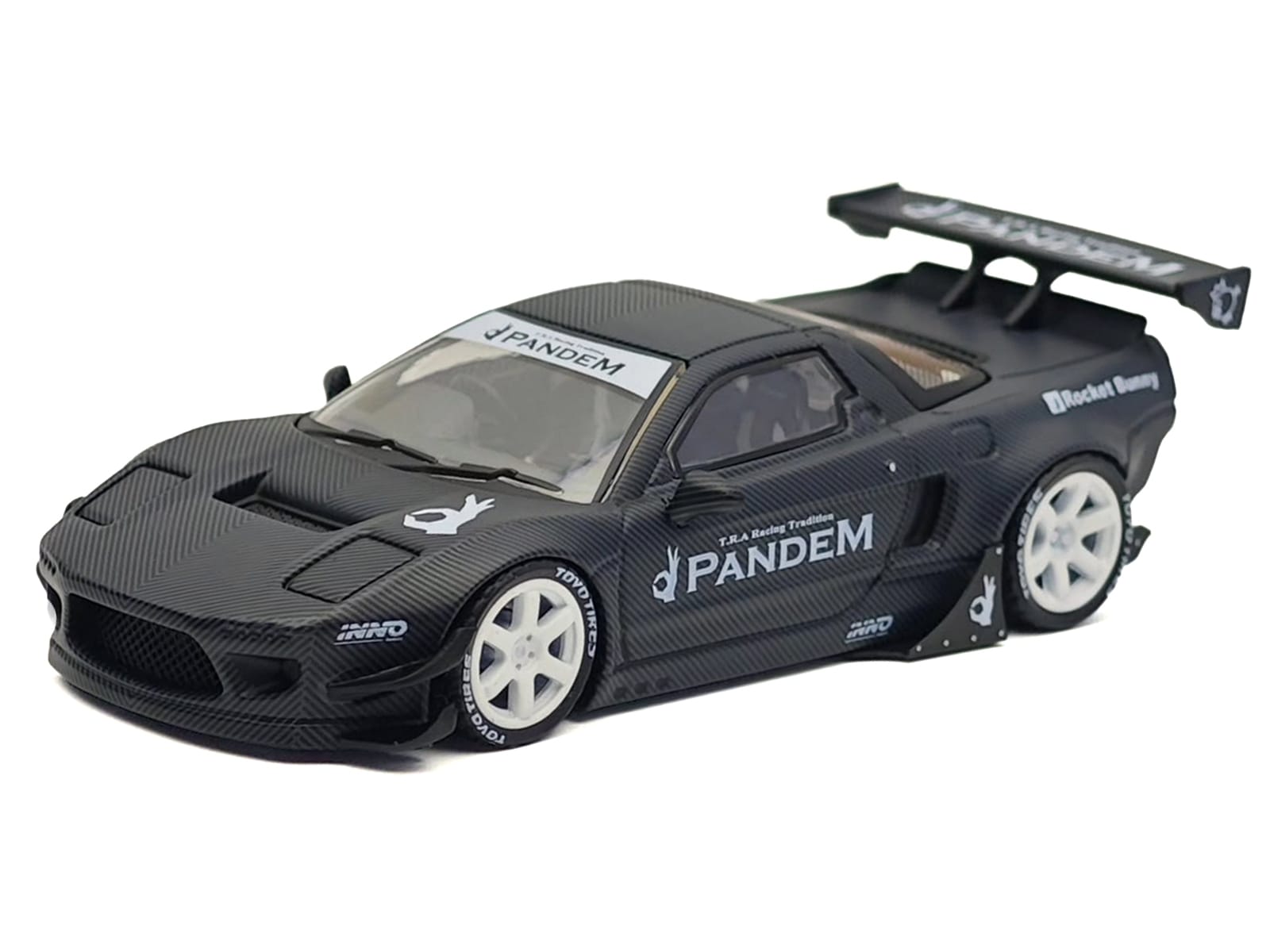 Honda NSX (NA1) RHD (Right Hand Drive) "Pandem Rocket Bunny" Carbon Fiber "Indonesia Diecast Expo 2025 Event Edition" 1/64 Diecast Model Car by Inno Models - Image 2