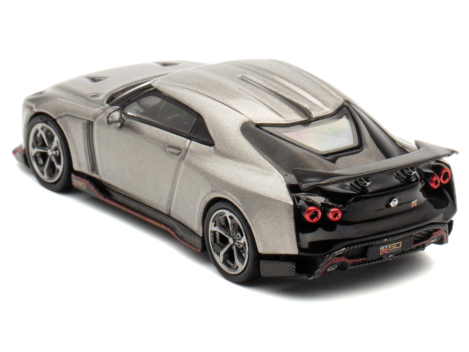 Nissan GT-R50 By ItalDesign Gray Metallic "Indonesia Diecast Expo 2024 Exclusive Edition" 1/64 Diecast Model Car by Inno Models - Image 4